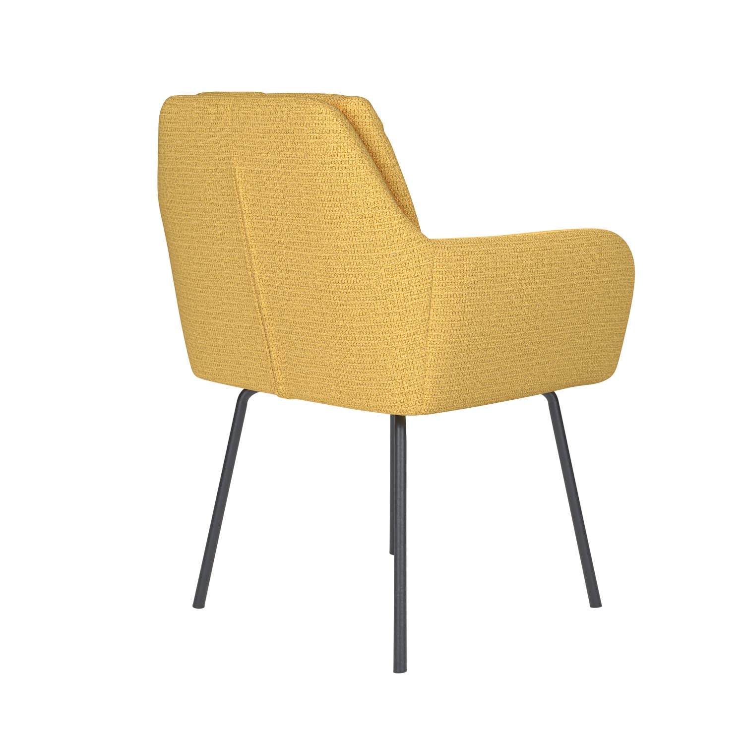 Stuhl Pete 4 Metal Legs in Ochre präsentiert im Onlineshop von KAQTU Design AG. Stuhl ist von White Label Living
