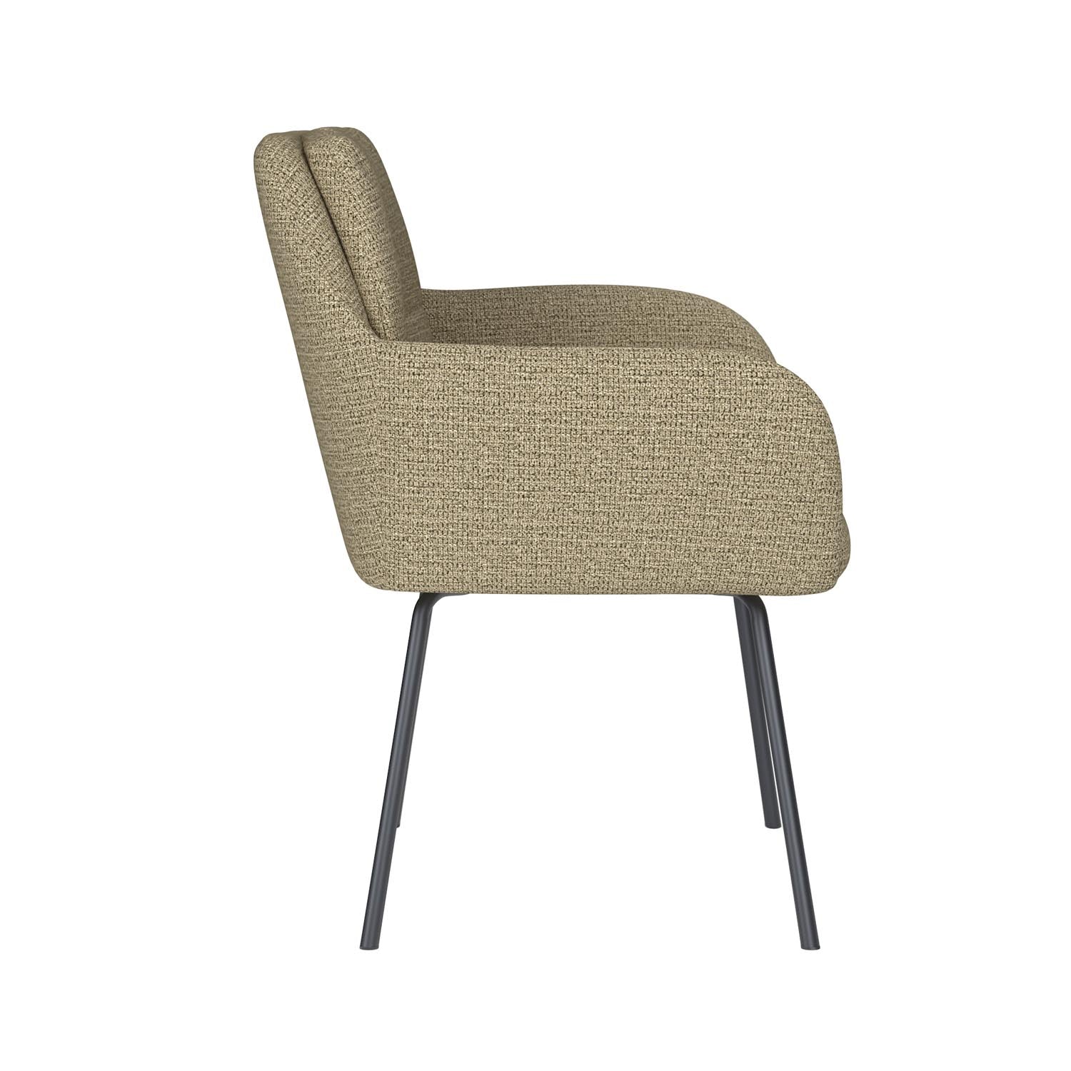 Stuhl Pete 4 Metal Legs in Grün präsentiert im Onlineshop von KAQTU Design AG. Stuhl ist von White Label Living