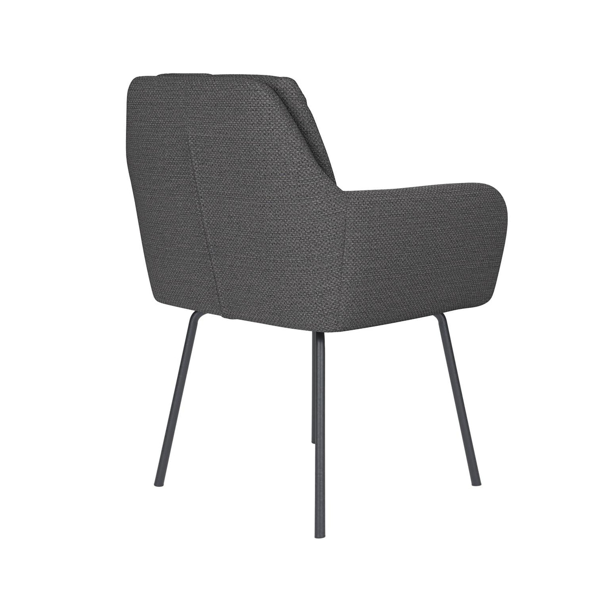 Stuhl Pete 4 Metal Legs in Grau präsentiert im Onlineshop von KAQTU Design AG. Stuhl ist von White Label Living