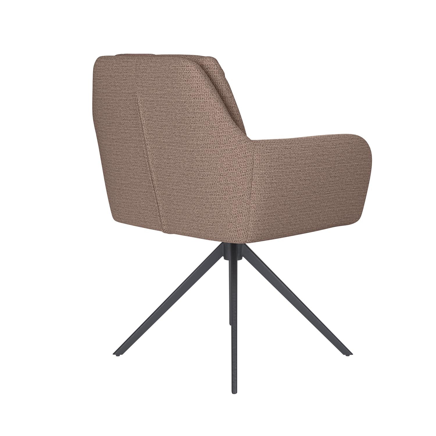 Stuhl Pete Metal Swivel in Taupe präsentiert im Onlineshop von KAQTU Design AG. Stuhl ist von White Label Living