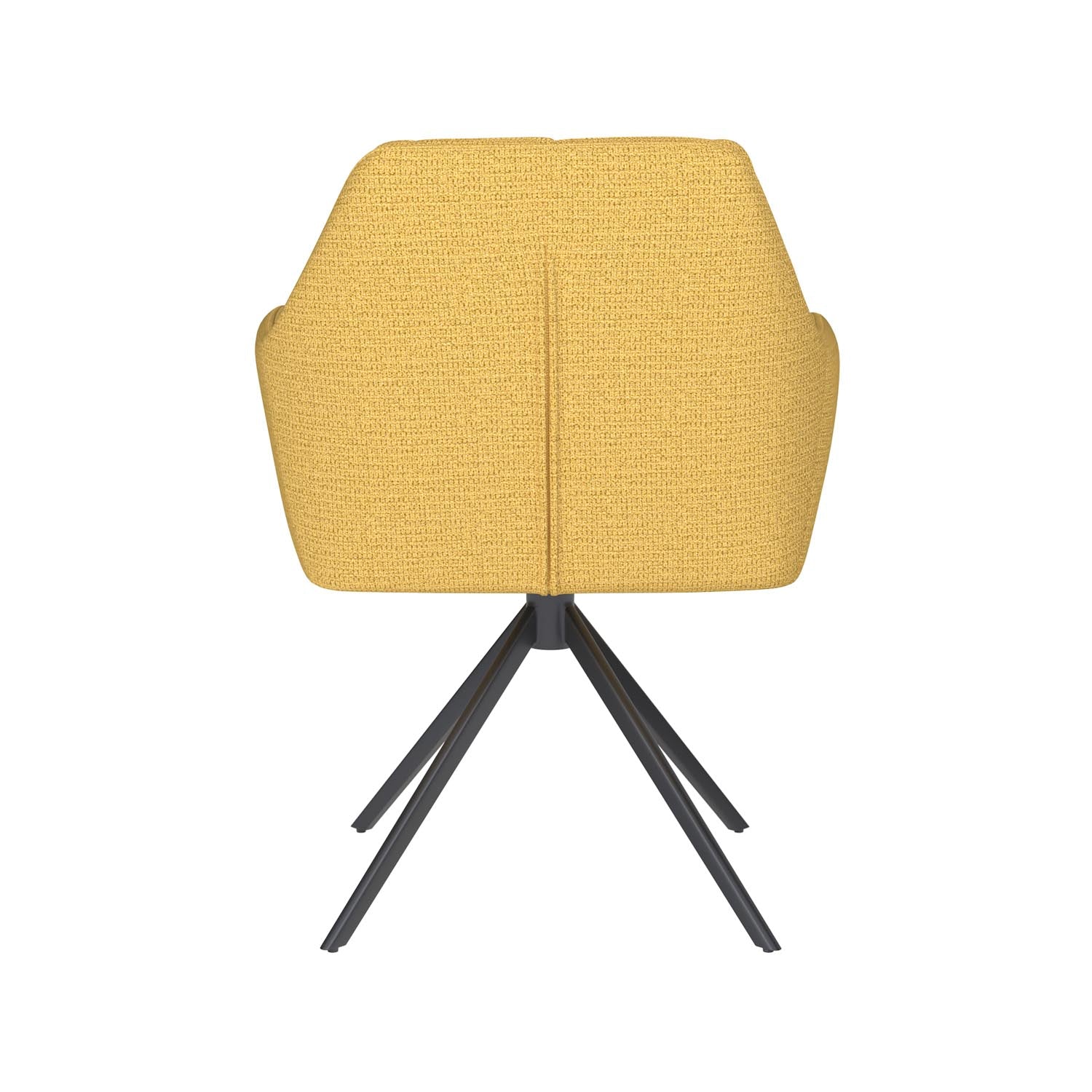 Stuhl Pete Metal Swivel in Ochre präsentiert im Onlineshop von KAQTU Design AG. Stuhl ist von White Label Living
