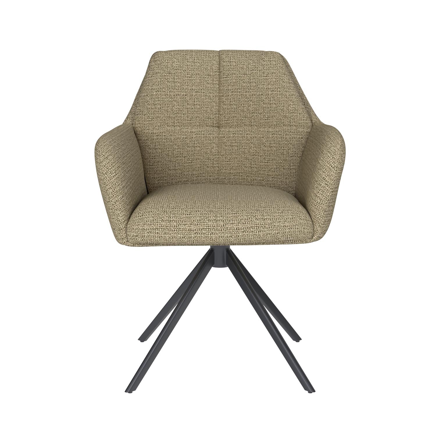 Stuhl Pete Metal Swivel in Grün präsentiert im Onlineshop von KAQTU Design AG. Stuhl ist von White Label Living