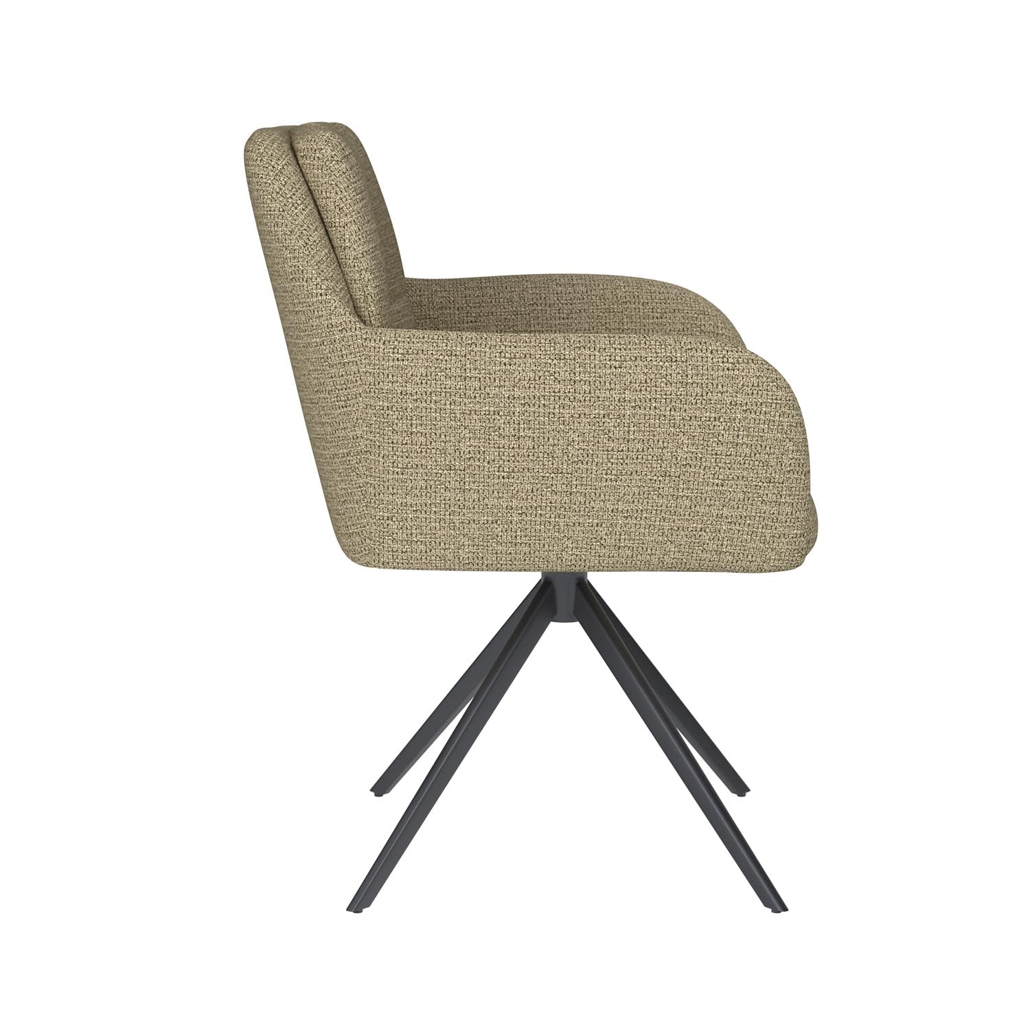 Stuhl Pete Metal Swivel in Grün präsentiert im Onlineshop von KAQTU Design AG. Stuhl ist von White Label Living