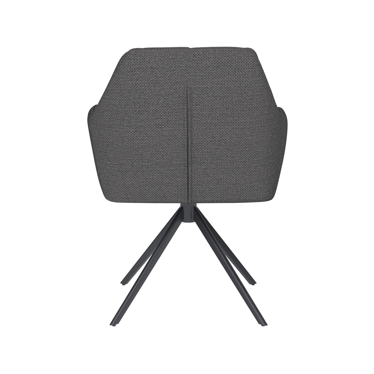 Stuhl Pete Metal Swivel in Grau präsentiert im Onlineshop von KAQTU Design AG. Stuhl ist von White Label Living