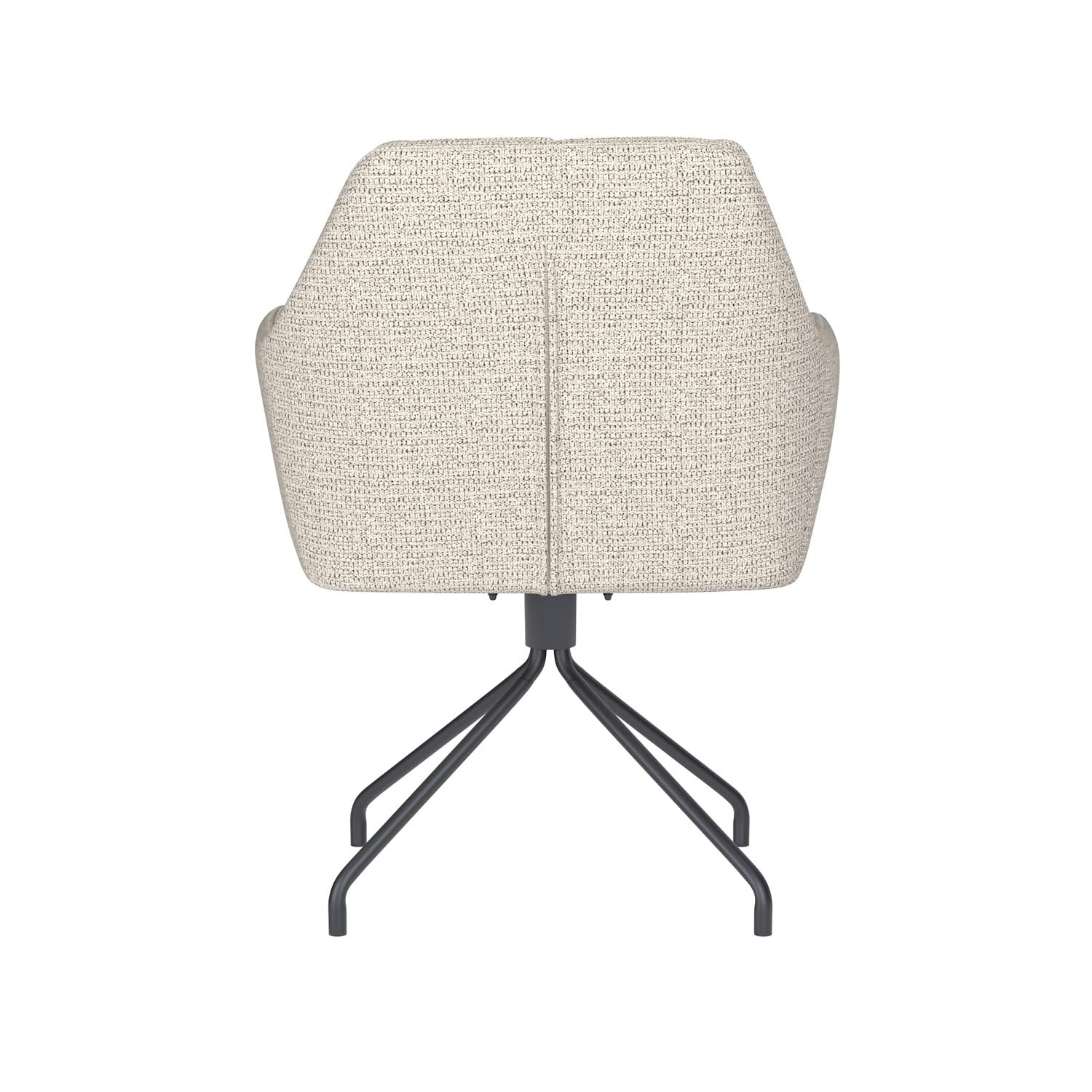Stuhl Pete Spider Swivel in Off-White präsentiert im Onlineshop von KAQTU Design AG. Stuhl ist von White Label Living