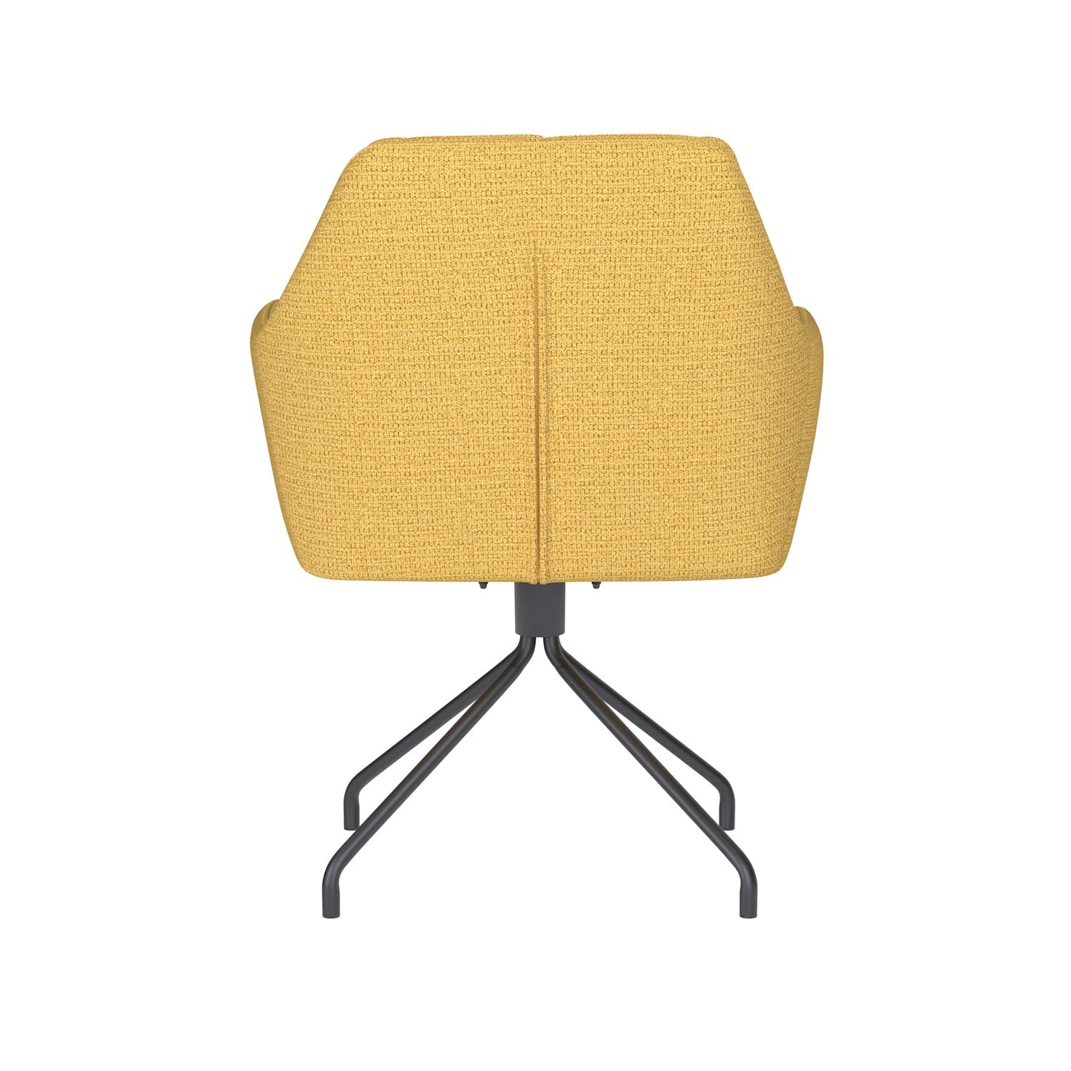 Stuhl Pete Spider Swivel in Ochre präsentiert im Onlineshop von KAQTU Design AG. Stuhl ist von White Label Living
