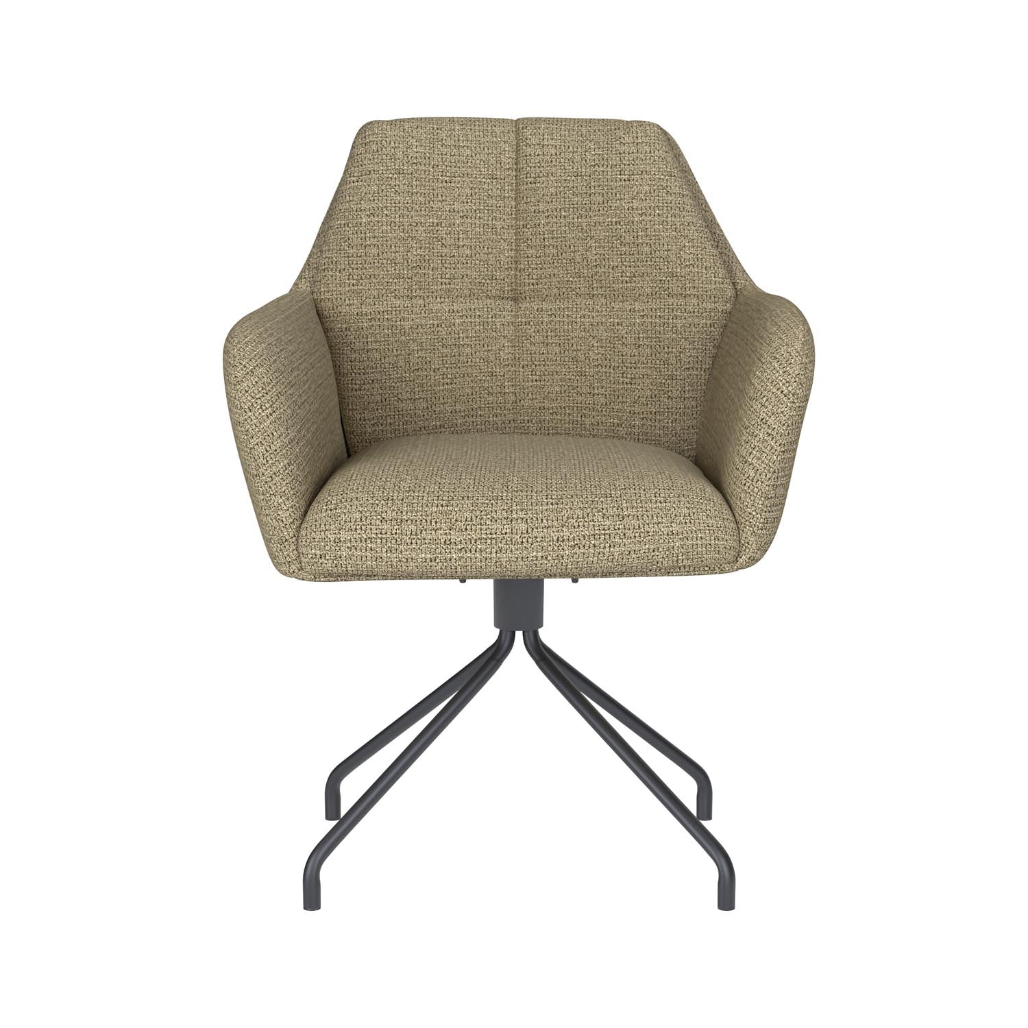 Stuhl Pete Spider Swivel in Grün präsentiert im Onlineshop von KAQTU Design AG. Stuhl ist von White Label Living