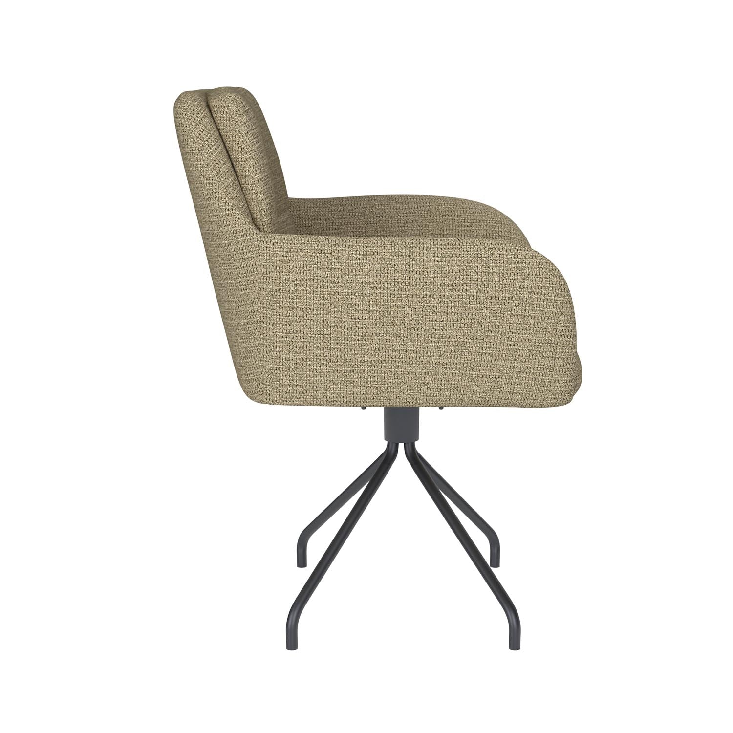 Stuhl Pete Spider Swivel in Grün präsentiert im Onlineshop von KAQTU Design AG. Stuhl ist von White Label Living