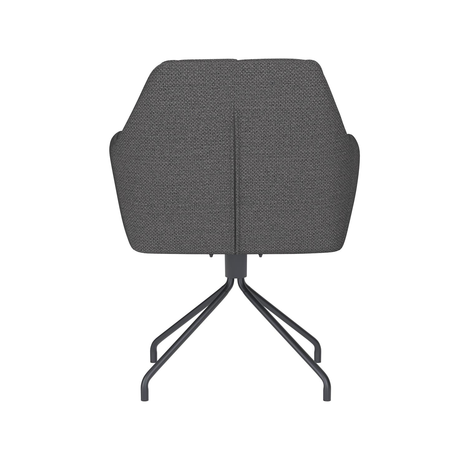 Stuhl Pete Spider Swivel in Grau präsentiert im Onlineshop von KAQTU Design AG. Stuhl ist von White Label Living