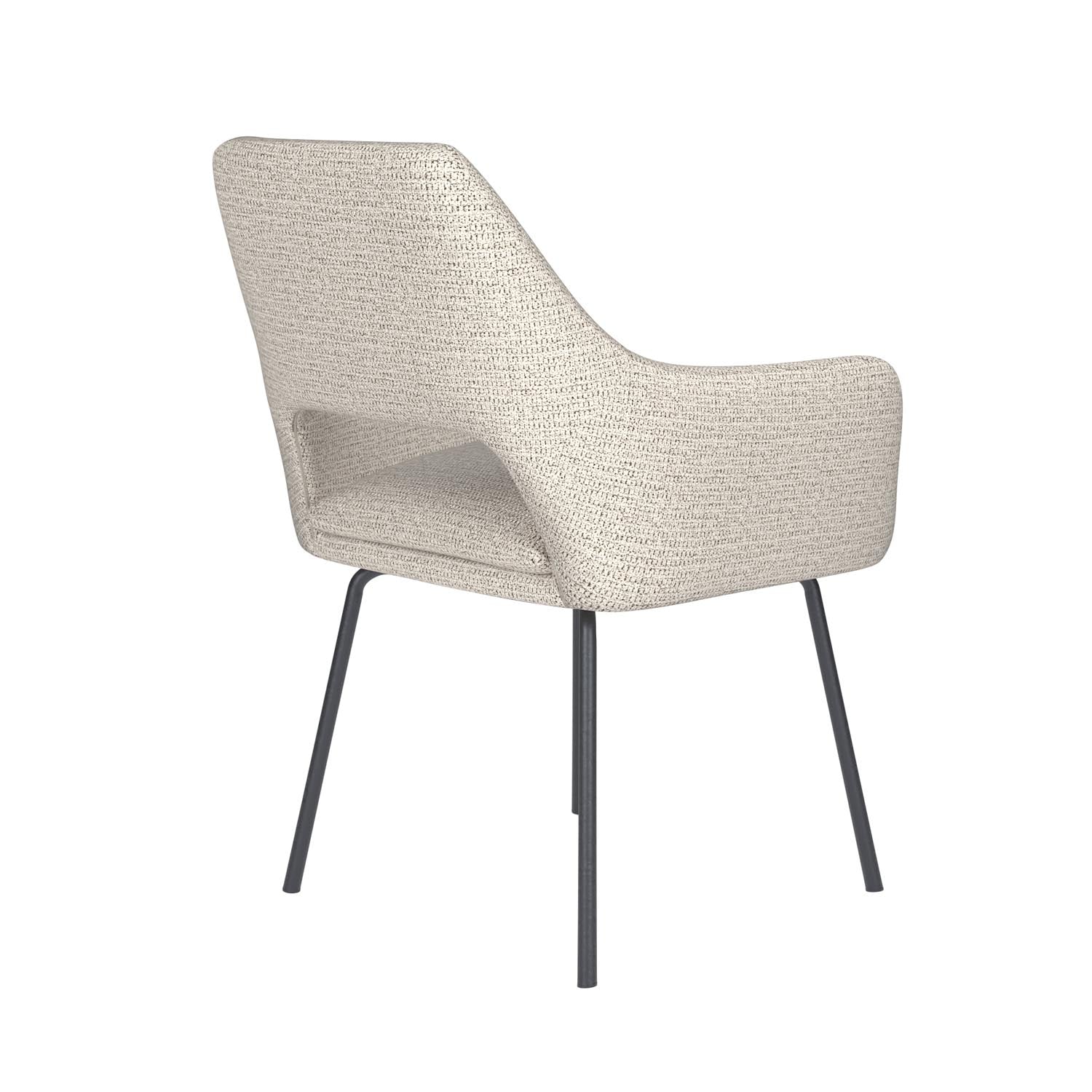 Entdecken Sie den stilvollen Stuhl Mos 4 Metal Legs von White Label Living – ideal für jeden Raum, vereint Komfort und modernes Design.