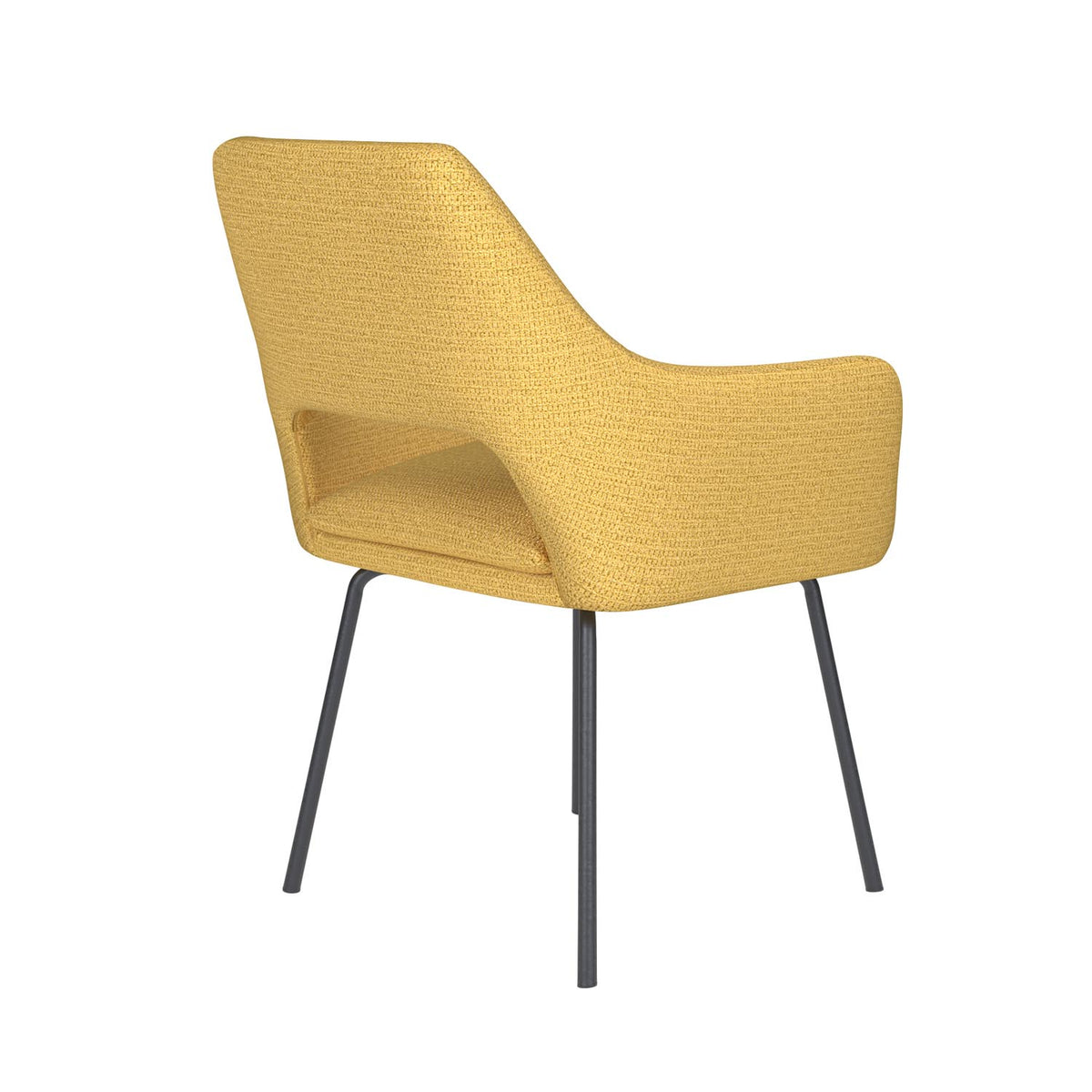 Stuhl Mos 4 Metal Legs in Gelb präsentiert im Onlineshop von KAQTU Design AG. Stuhl ist von White Label Living
