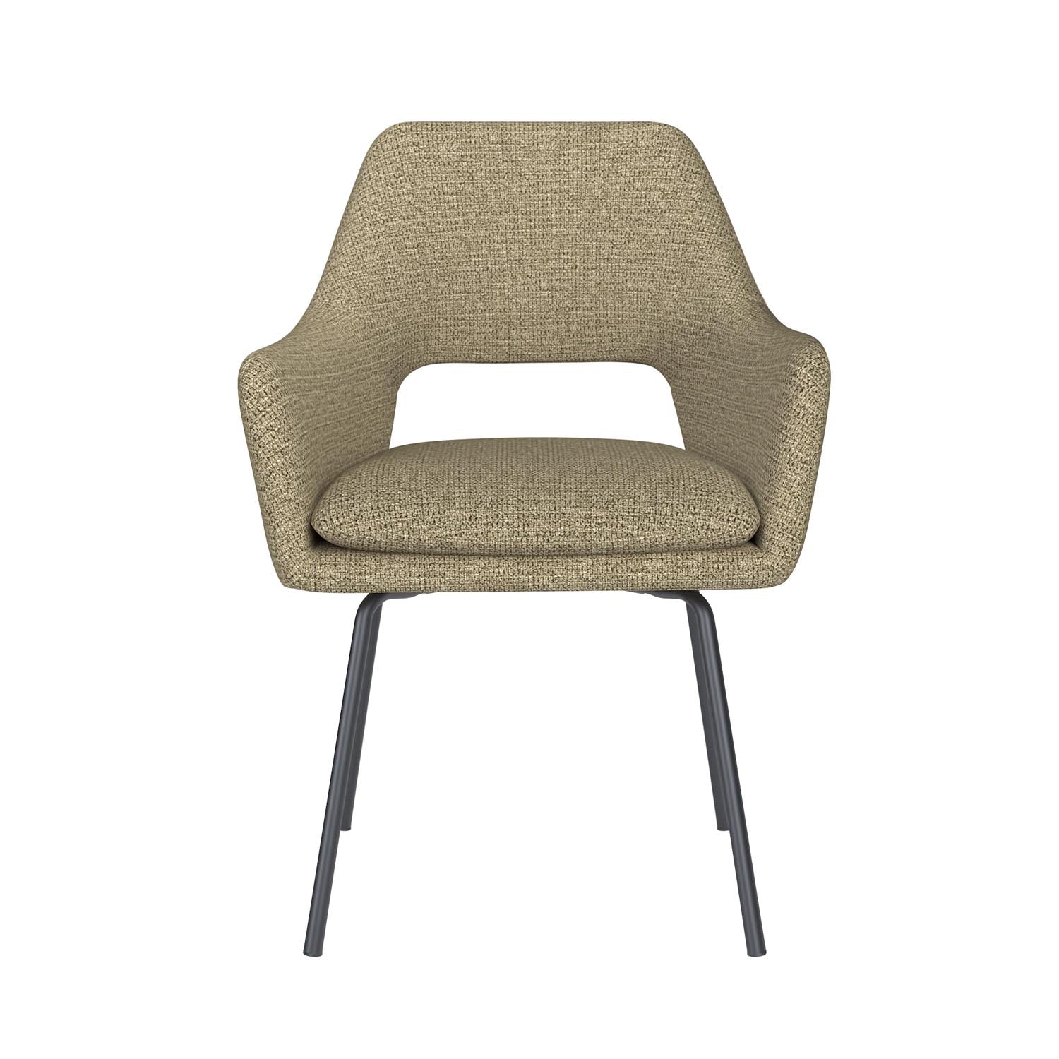 Entdecken Sie den stilvollen Stuhl Mos 4 Metal Legs von White Label Living – modern, bequem und perfekt für jedes Zuhause.