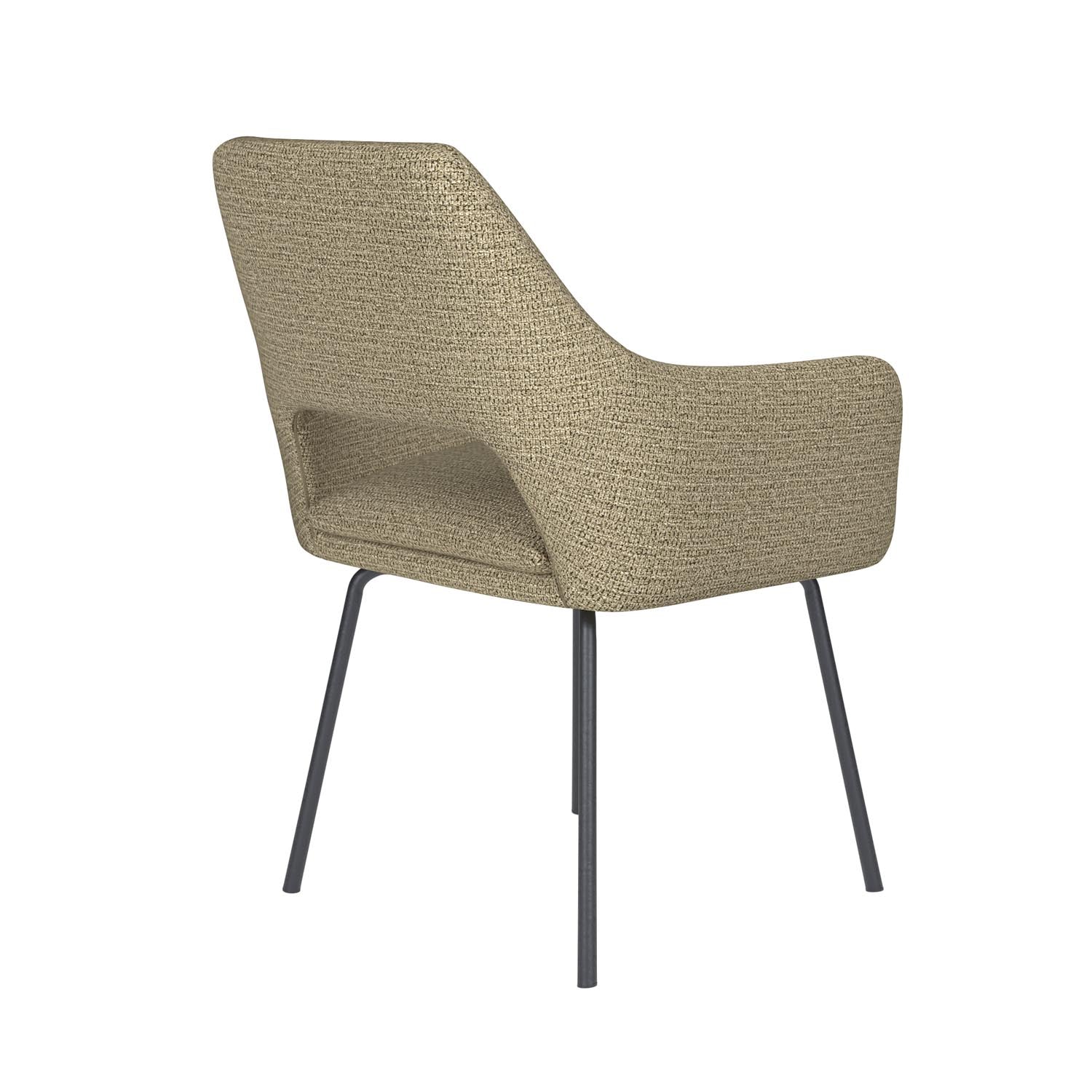 Entdecken Sie den stilvollen Stuhl Mos 4 Metal Legs von White Label Living – ideal für jeden Raum, vereint Komfort und modernes Design.