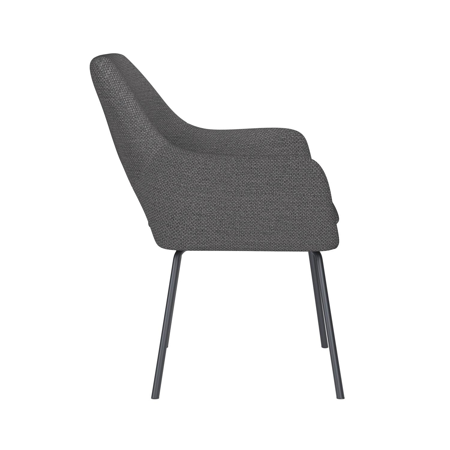 Erleben Sie den eleganten Stuhl Mos 4 Metal Legs von White Label Living – eine harmonische Verbindung aus Komfort und modernem Design für Ihr Zuhause.
