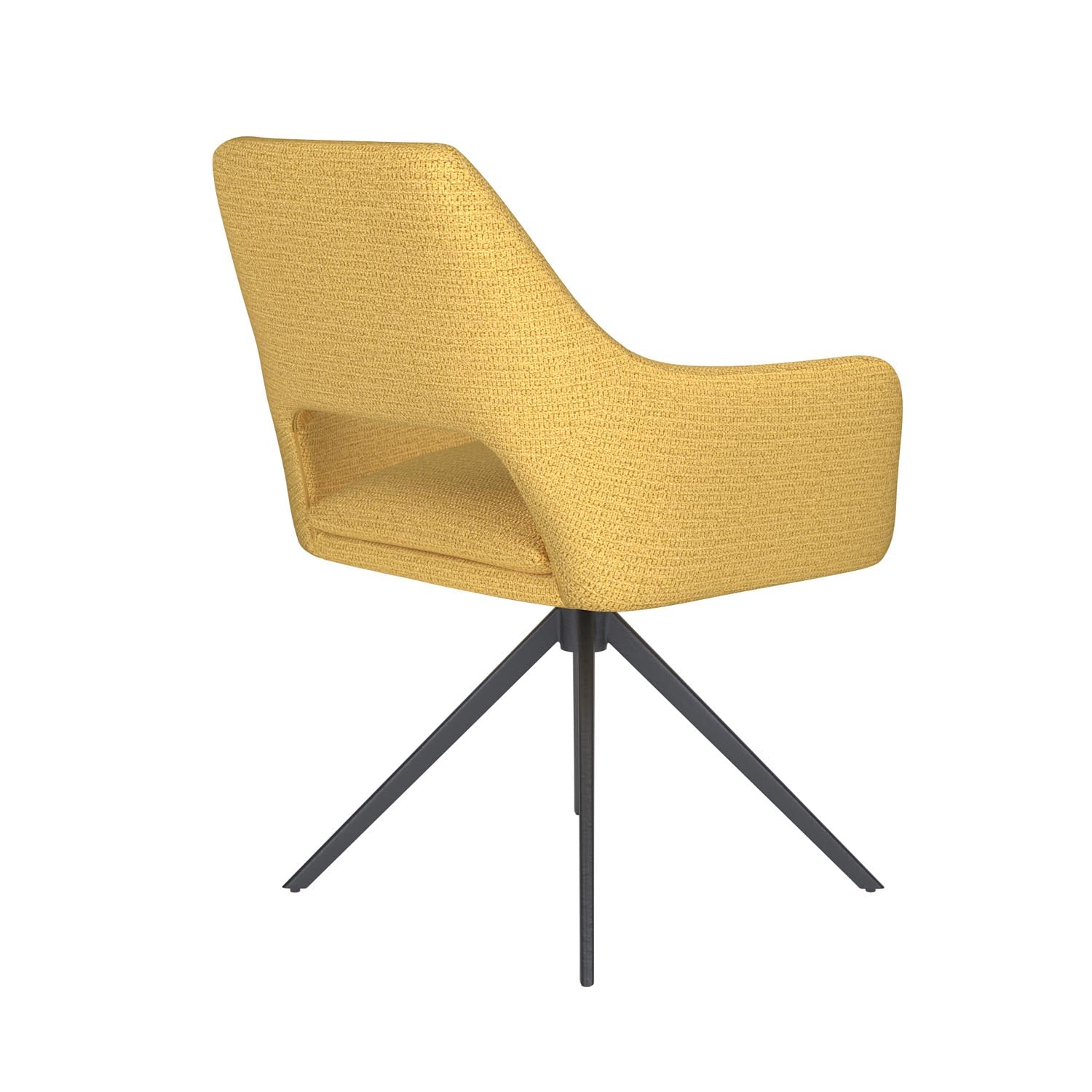 Stuhl Mos Metal Swivel in Ochre präsentiert im Onlineshop von KAQTU Design AG. Stuhl ist von White Label Living