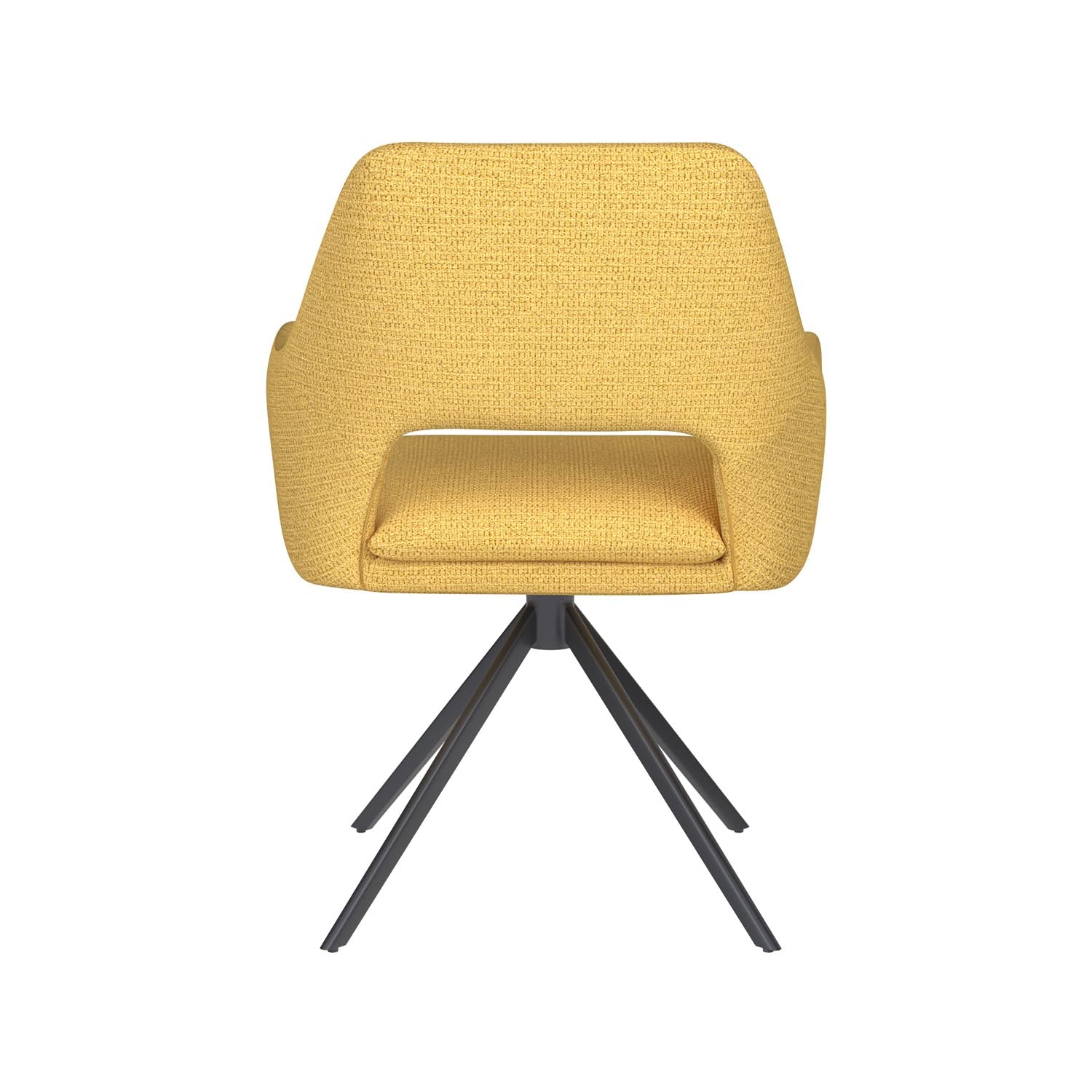 Stuhl Mos Metal Swivel in Ochre präsentiert im Onlineshop von KAQTU Design AG. Stuhl ist von White Label Living