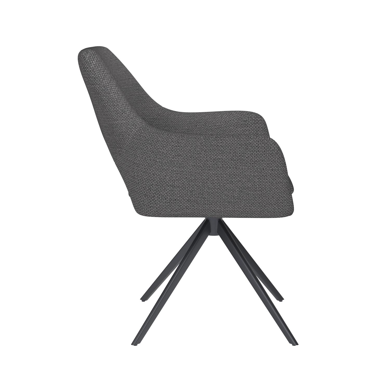Stuhl Mos Metal Swivel in Grau präsentiert im Onlineshop von KAQTU Design AG. Stuhl ist von White Label Living