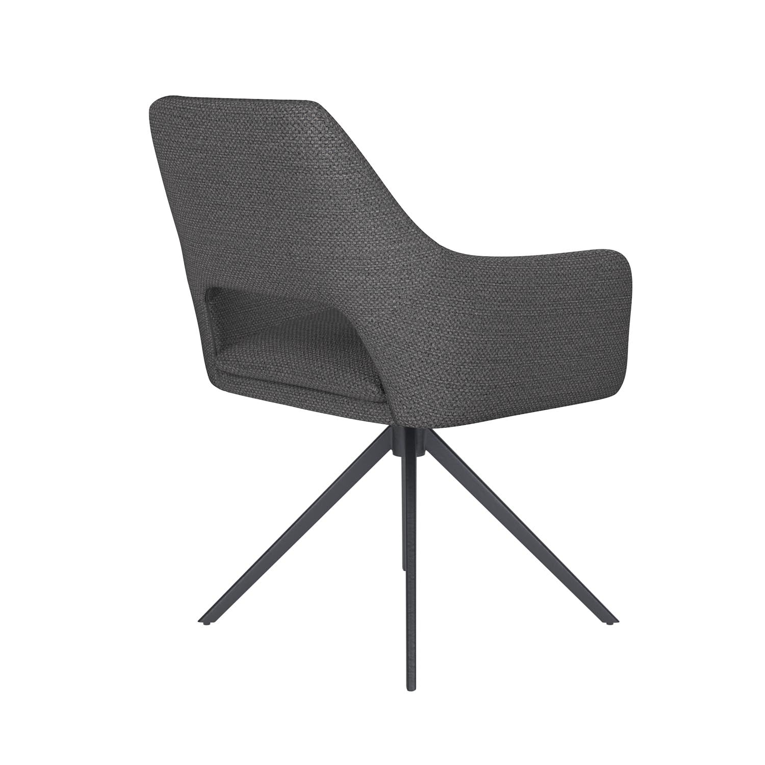 Stuhl Mos Metal Swivel in Grau präsentiert im Onlineshop von KAQTU Design AG. Stuhl ist von White Label Living
