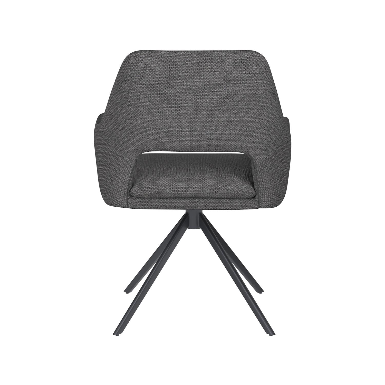 Stuhl Mos Metal Swivel in Grau präsentiert im Onlineshop von KAQTU Design AG. Stuhl ist von White Label Living