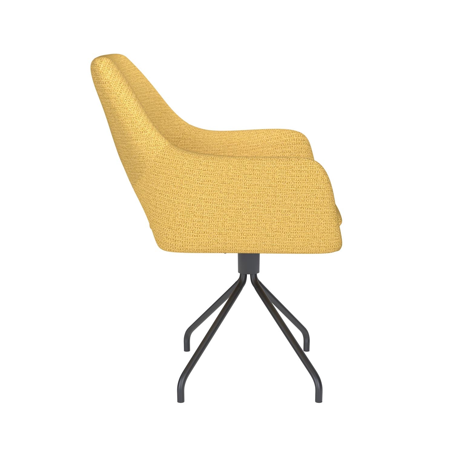 Erleben Sie den Mos Spider Swivel Stuhl von White Label Living – eine harmonische Verbindung aus modernem Stil und unvergleichlichem Komfort für jeden Raum.