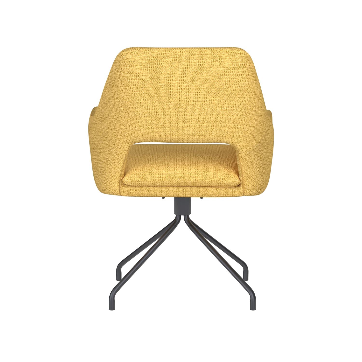 Erleben Sie den Mos Spider Swivel Stuhl von White Label Living – ein modernes Design, das Komfort und Vielseitigkeit für jeden Raum bietet.