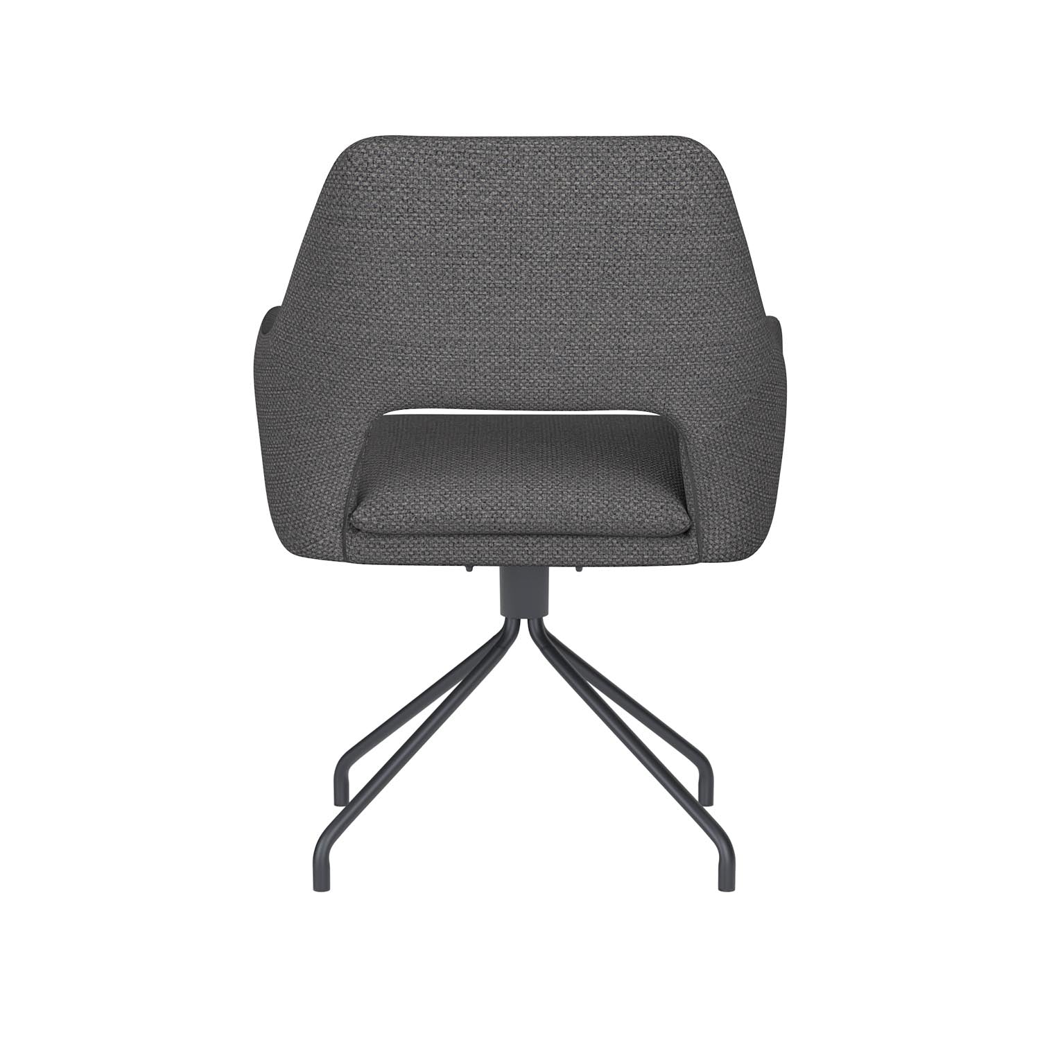 Erleben Sie den Mos Spider Swivel Stuhl von White Label Living – eine harmonische Verbindung aus elegantem Design und optimalem Sitzkomfort für jeden Raum.