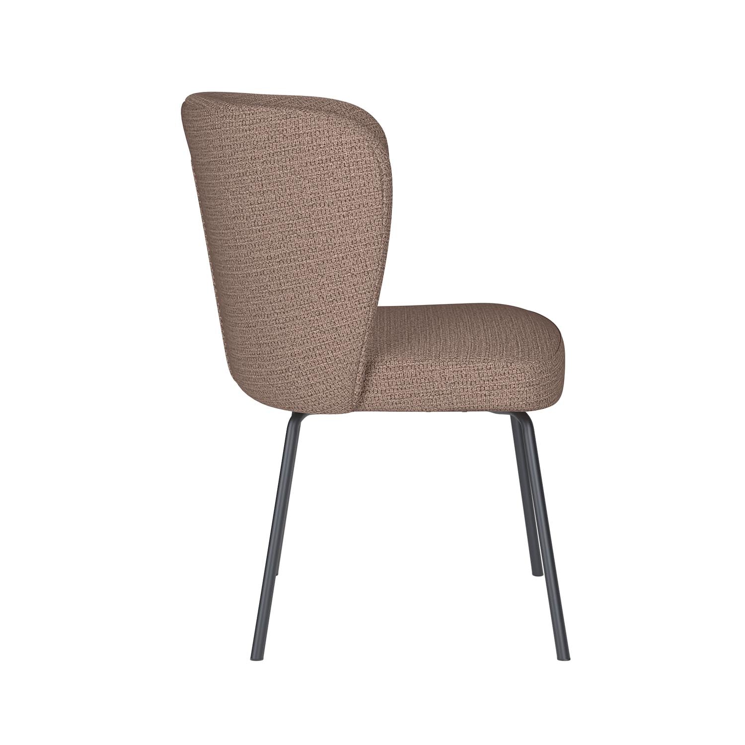 Stuhl Stan 4 Metal Legs in Taupe präsentiert im Onlineshop von KAQTU Design AG. Stuhl ist von White Label Living