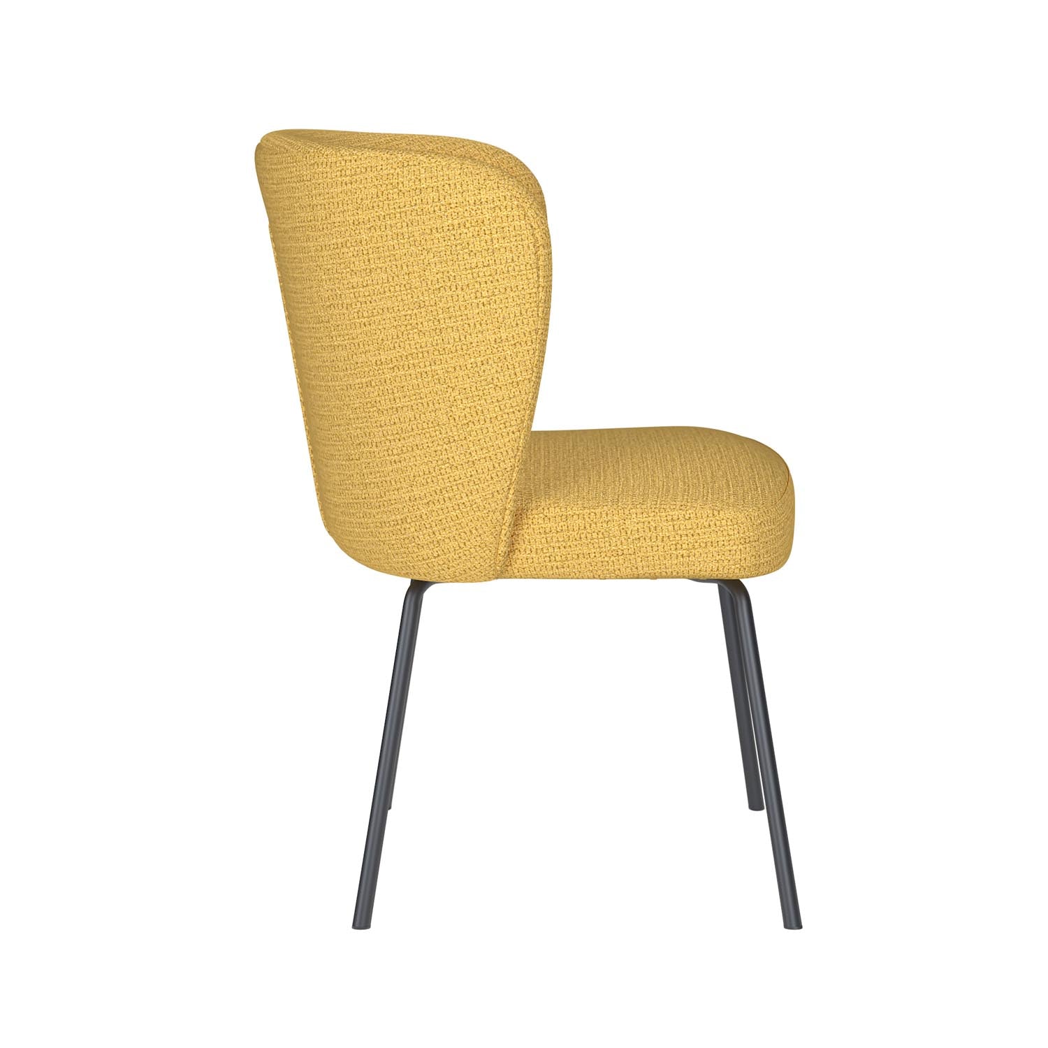 Stuhl Stan 4 Metal Legs in Ochre präsentiert im Onlineshop von KAQTU Design AG. Stuhl ist von White Label Living