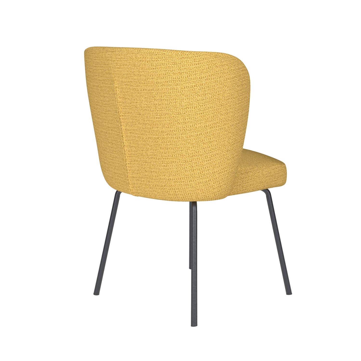 Stuhl Stan 4 Metal Legs in Ochre präsentiert im Onlineshop von KAQTU Design AG. Stuhl ist von White Label Living