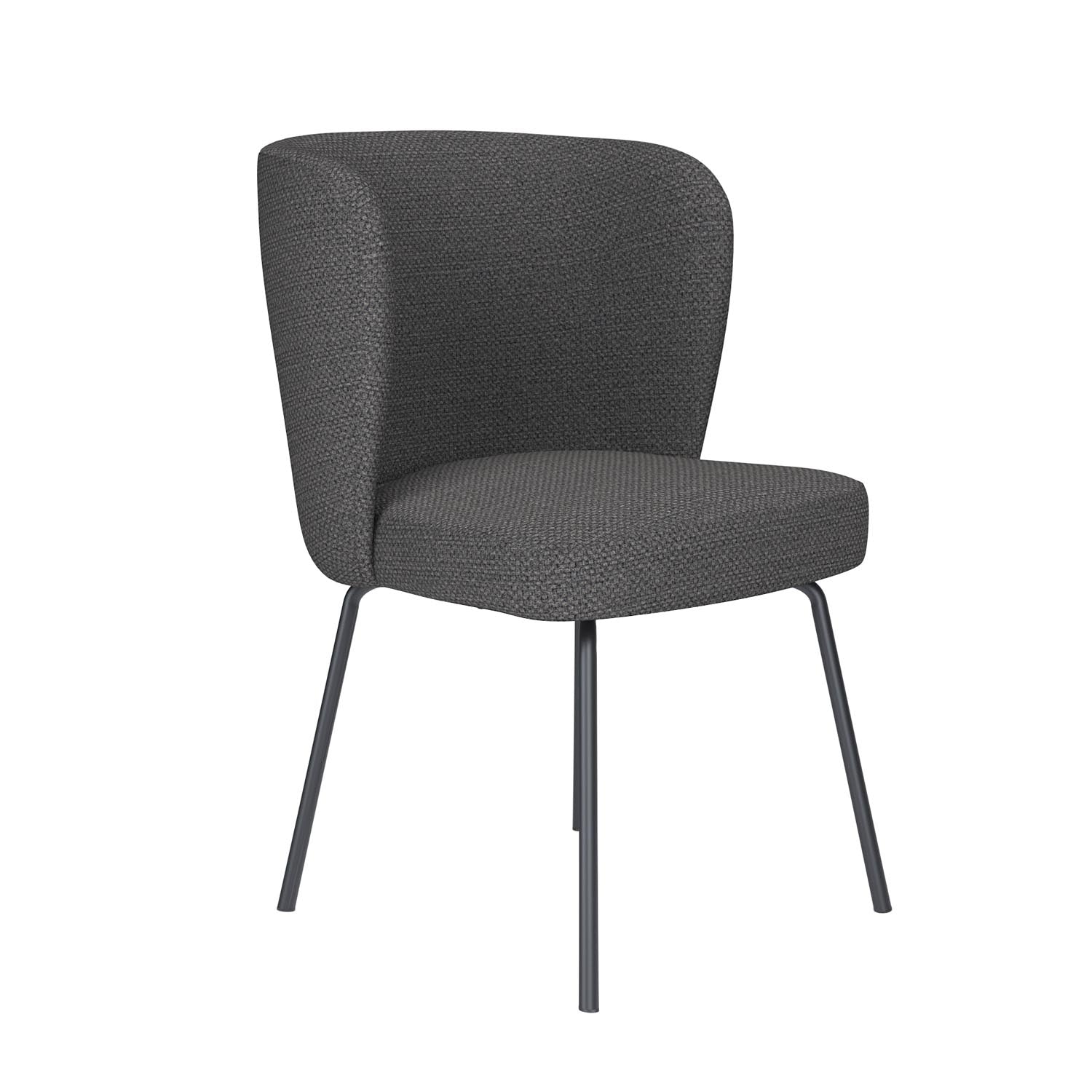 Stuhl Stan 4 Metal Legs in Grau präsentiert im Onlineshop von KAQTU Design AG. Stuhl ist von White Label Living