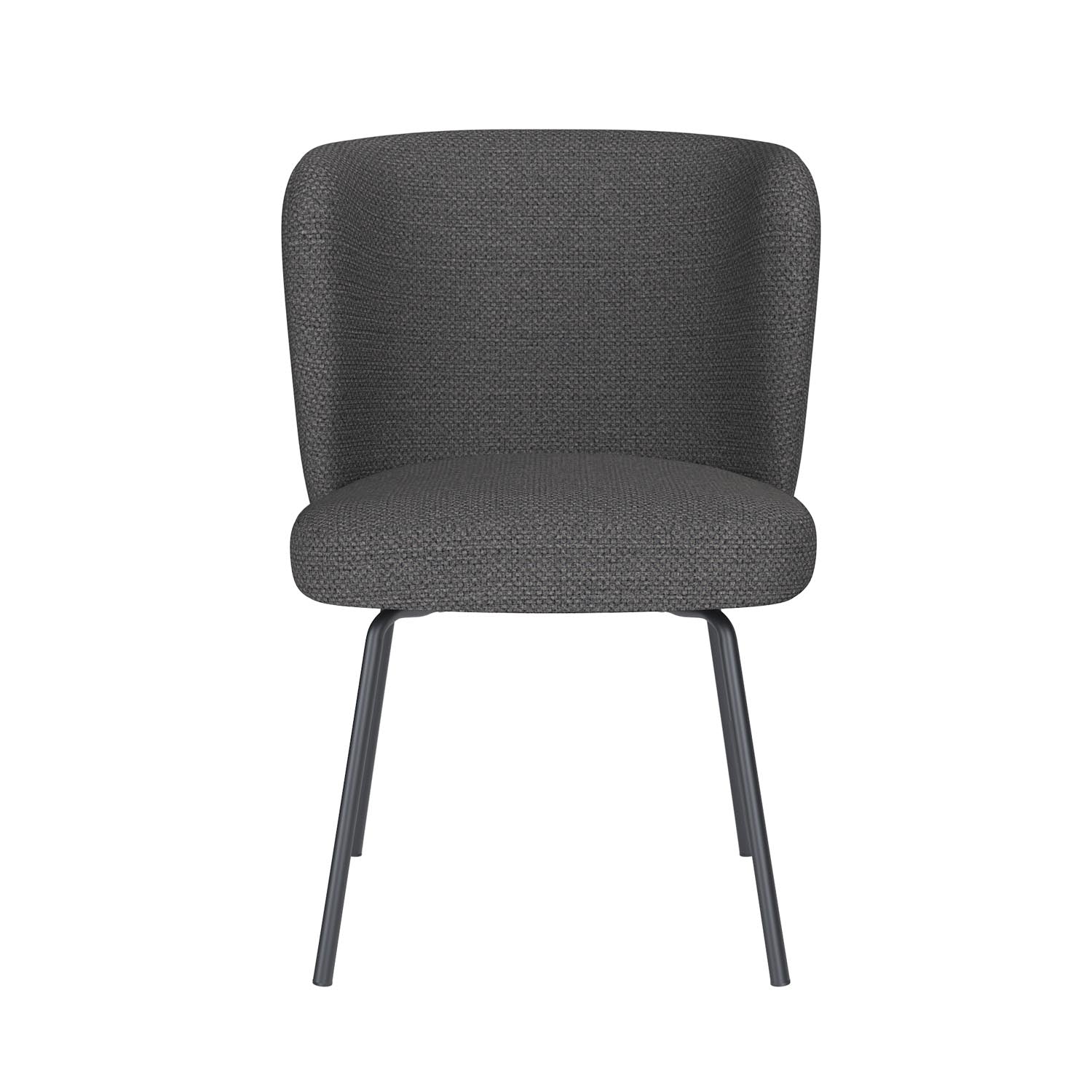Stuhl Stan 4 Metal Legs in Grau präsentiert im Onlineshop von KAQTU Design AG. Stuhl ist von White Label Living