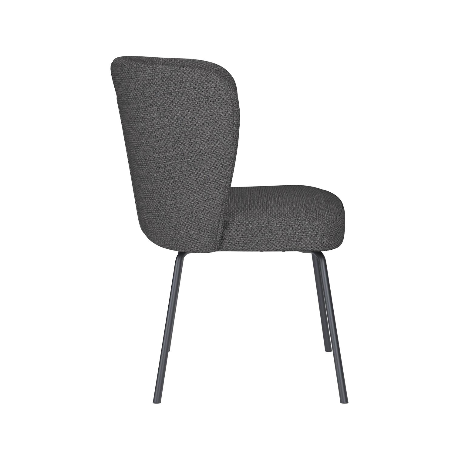 Stuhl Stan 4 Metal Legs in Grau präsentiert im Onlineshop von KAQTU Design AG. Stuhl ist von White Label Living