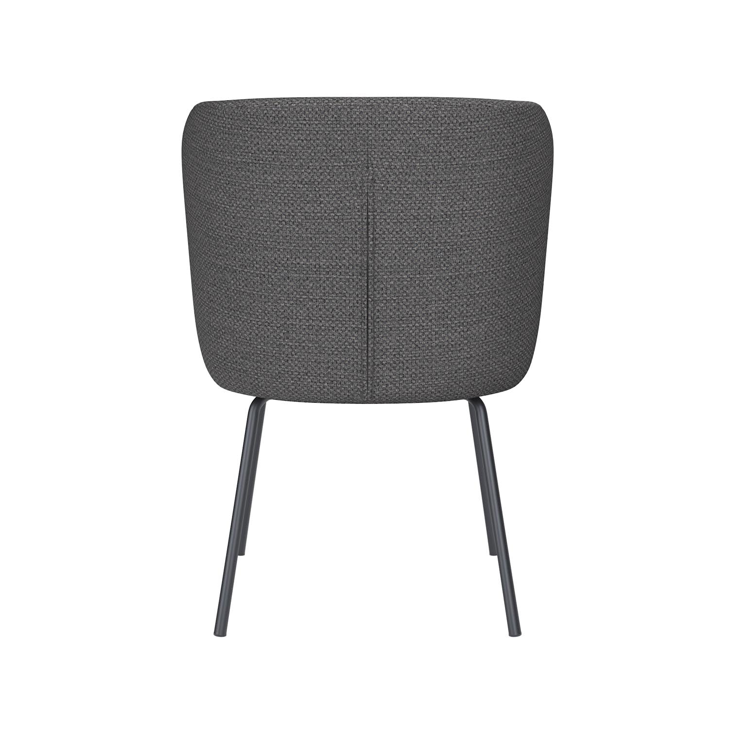 Stuhl Stan 4 Metal Legs in Grau präsentiert im Onlineshop von KAQTU Design AG. Stuhl ist von White Label Living