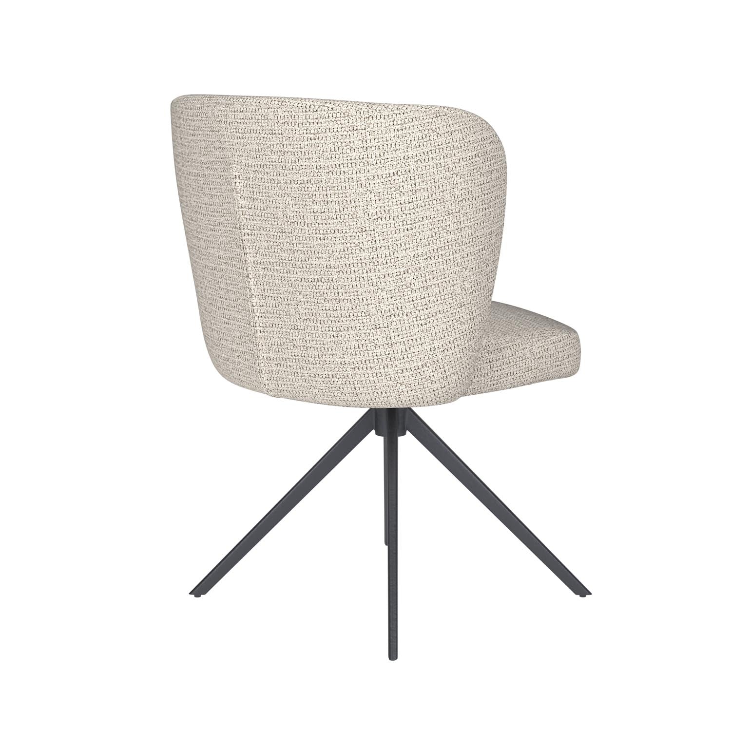 Entdecken Sie den Stuhl Stan Metal Swivel von White Label Living – ein stilvoller Drehstuhl, der Komfort und modernes Design vereint.