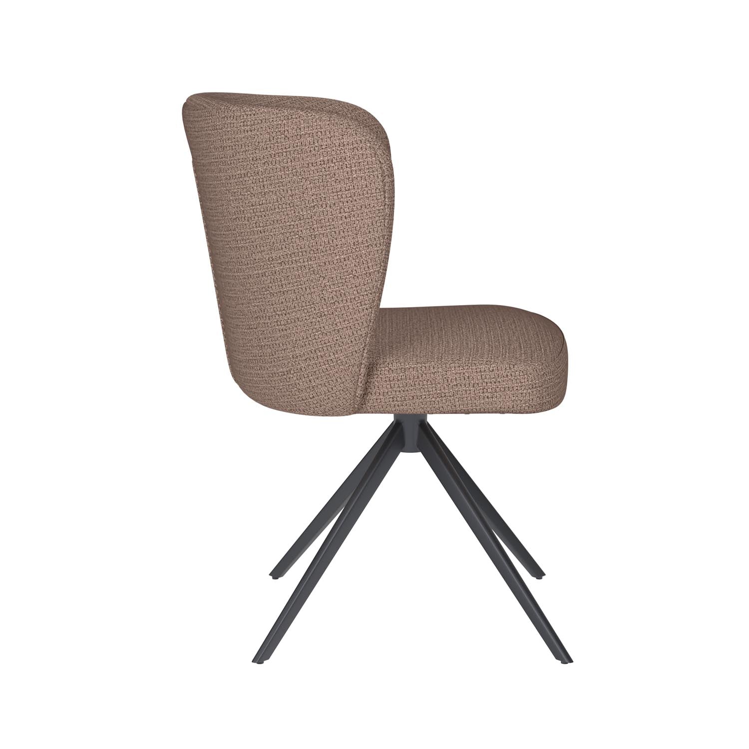 Stuhl Stan Metal Swivel in Taupe präsentiert im Onlineshop von KAQTU Design AG. Stuhl ist von White Label Living
