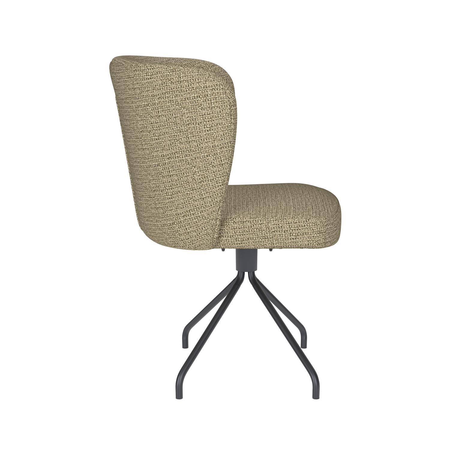 Erleben Sie den Stuhl Stan Spider Swivel von White Label Living – eine harmonische Verbindung aus elegantem Design und unvergleichlichem Sitzkomfort.