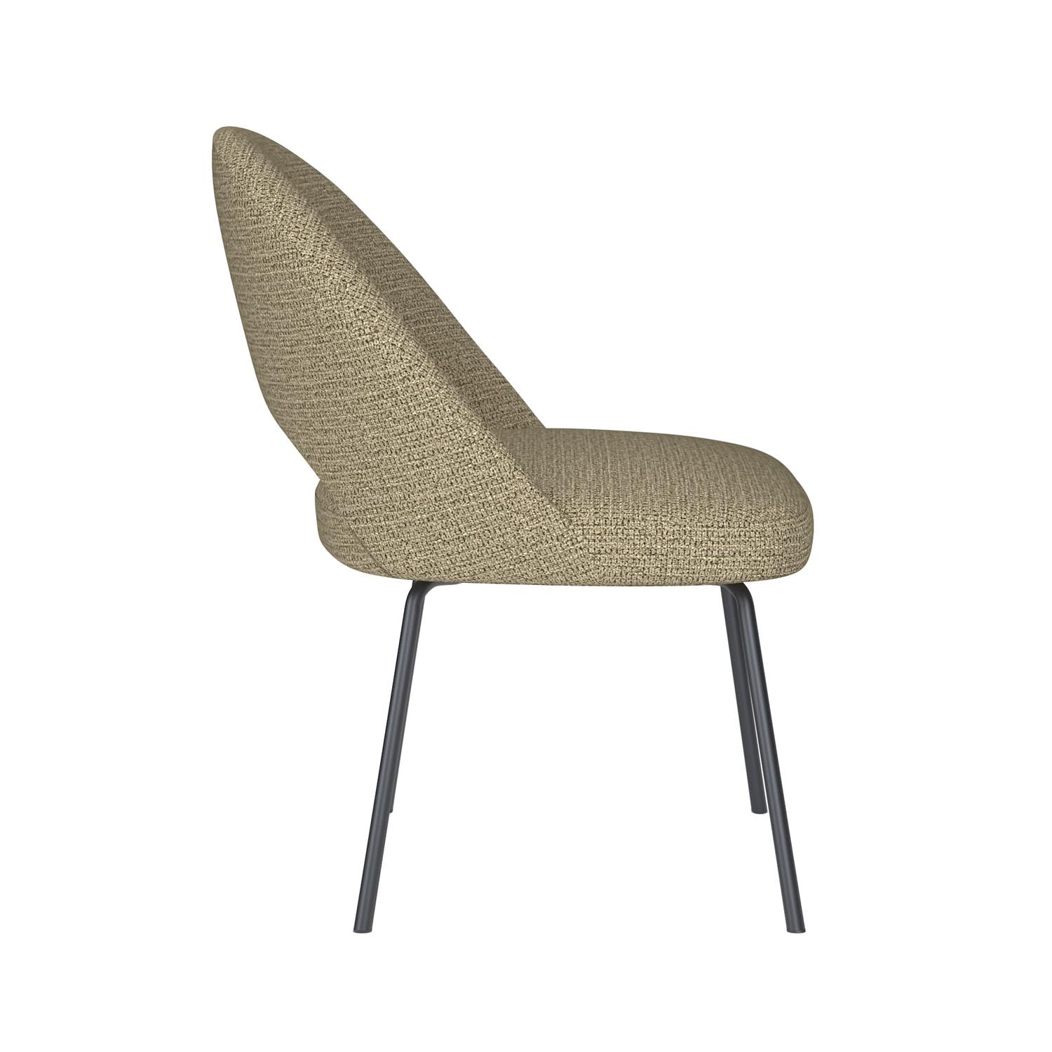 Erleben Sie den Mick 4 Metal Legs Stuhl von White Label Living – ein elegantes Design, das Komfort und Stil in Ihr Zuhause bringt.