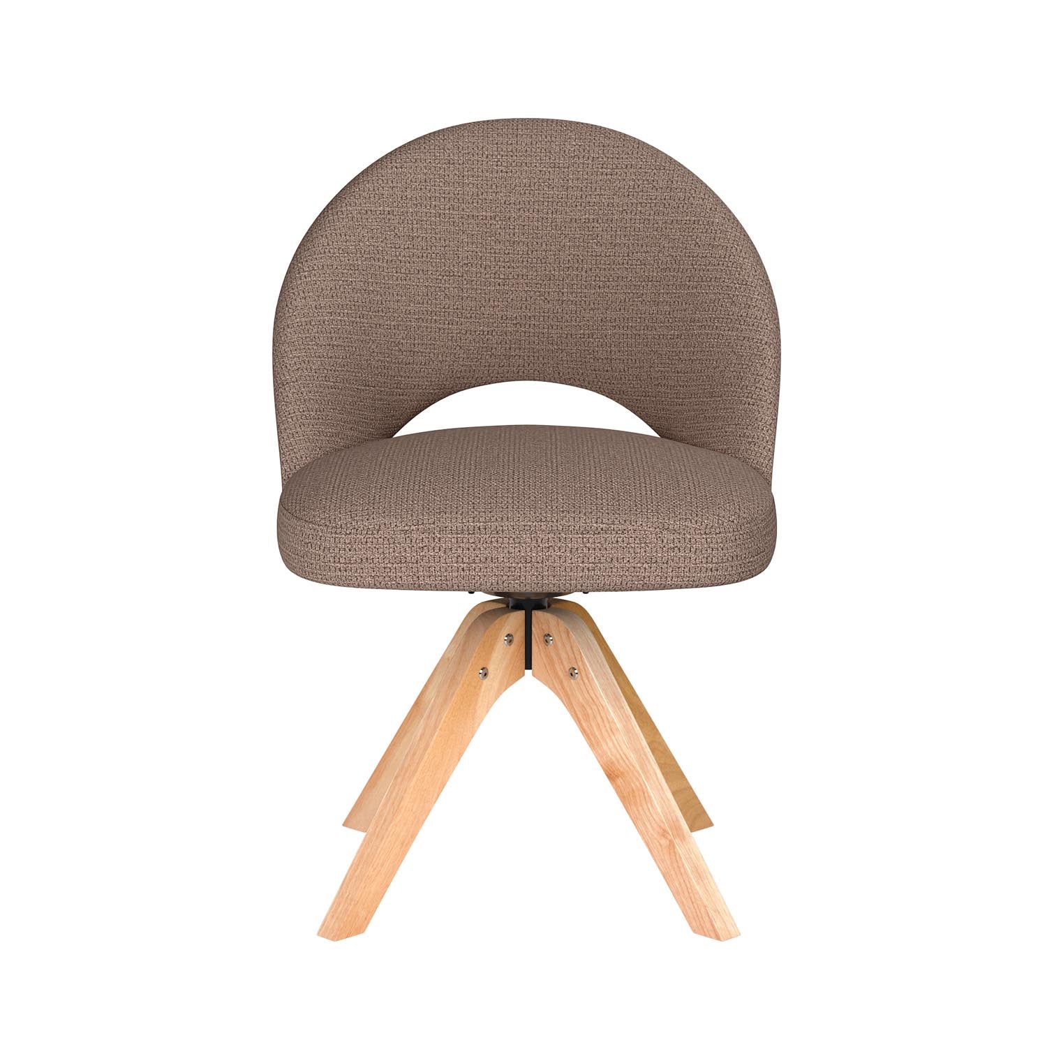 Entdecken Sie den Mick Wooden Swivel Stuhl von White Label Living – ein stilvolles, modernes Möbelstück, das Komfort und Vielseitigkeit vereint.