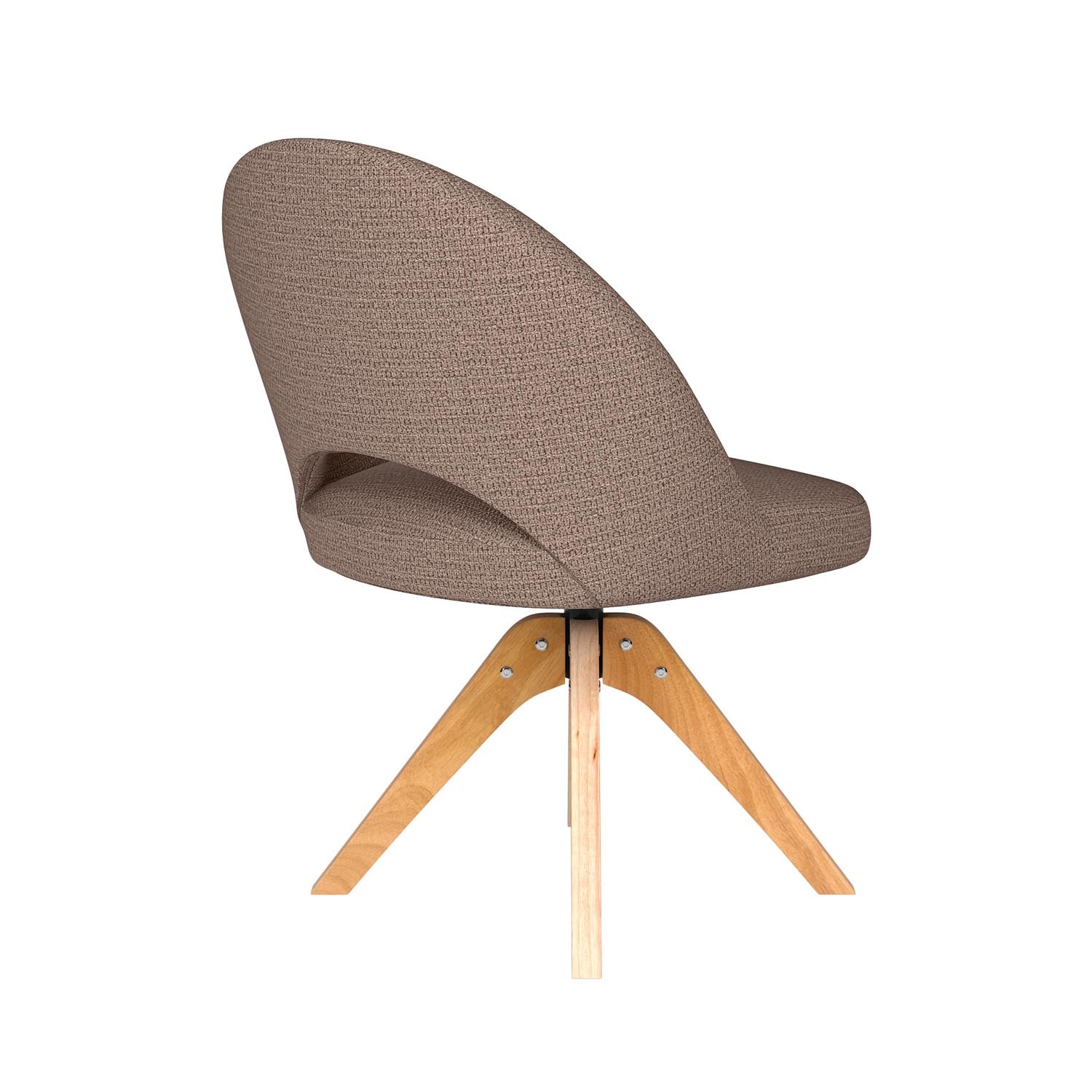 Entdecken Sie den Mick Wooden Swivel Stuhl von White Label Living – ein stilvolles Möbelstück, das modernes Design und vielseitige Einsatzmöglichkeiten vereint.