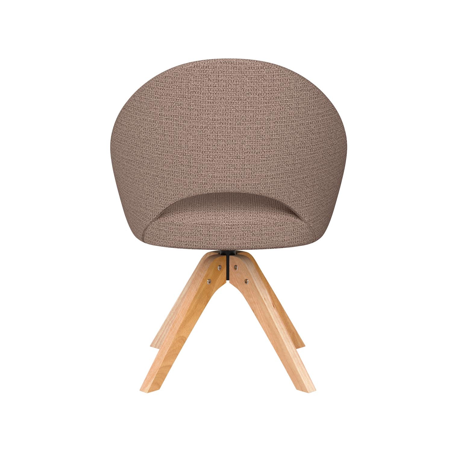 Erleben Sie den Mick Wooden Swivel Stuhl von White Label Living – ein elegantes, komfortables Möbelstück, das jedem Raum einen Hauch von Stil verleiht.