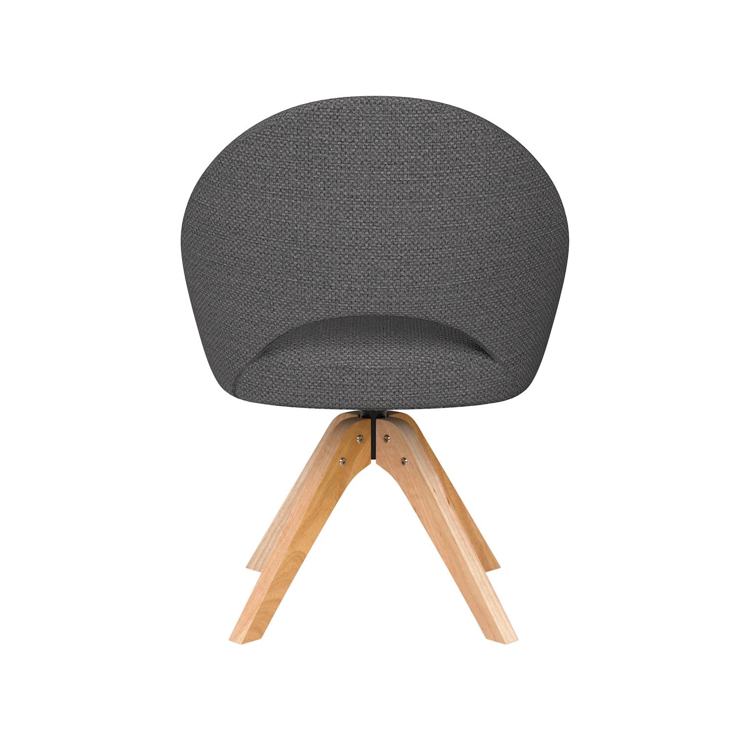 Erleben Sie den Mick Wooden Swivel Stuhl von White Label Living – ein elegantes, komfortables Möbelstück, das jedem Raum einen Hauch von Stil verleiht.