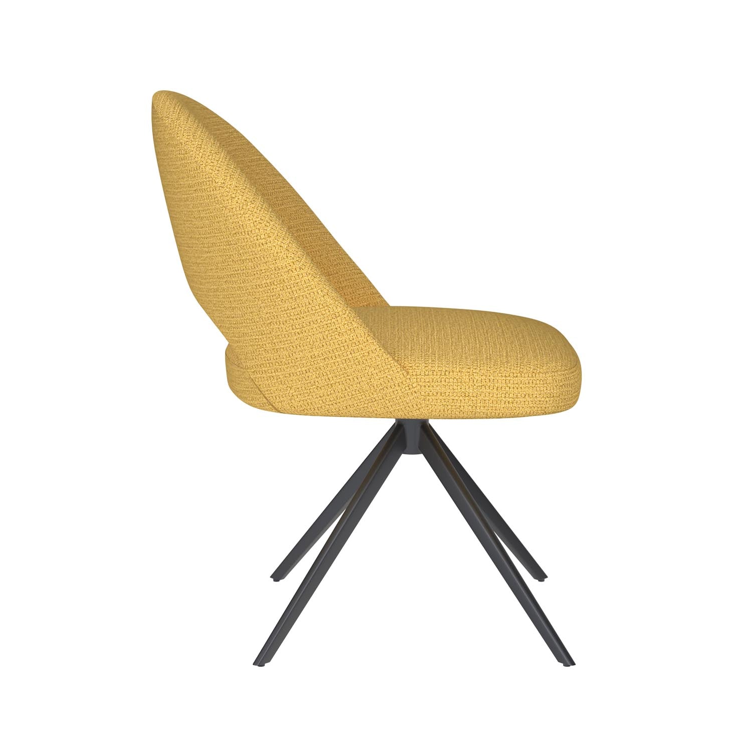 Entdecken Sie den Mick Metal Swivel Stuhl von White Label Living – ein stilvolles, komfortables Möbelstück für jeden Raum.