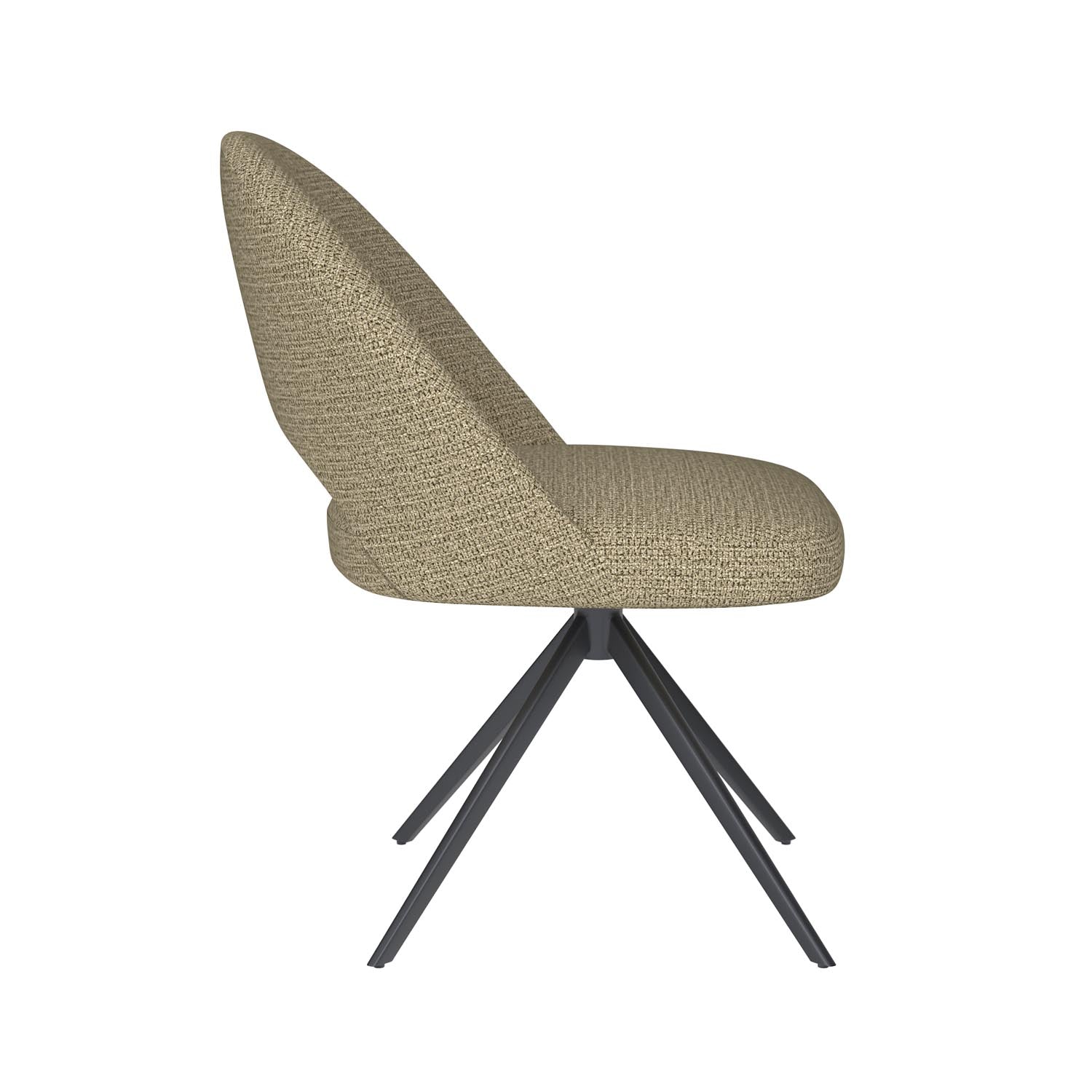 Erleben Sie den Mick Metal Swivel von White Label Living – ein eleganter, drehbarer Stuhl, der modernes Design und höchsten Komfort vereint.