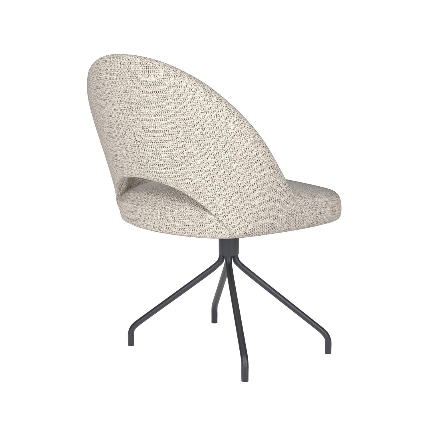Entdecken Sie den Mick Spider Swivel Stuhl von White Label Living – ein stilvolles, vielseitiges Möbelstück, das jedem Raum Eleganz verleiht.