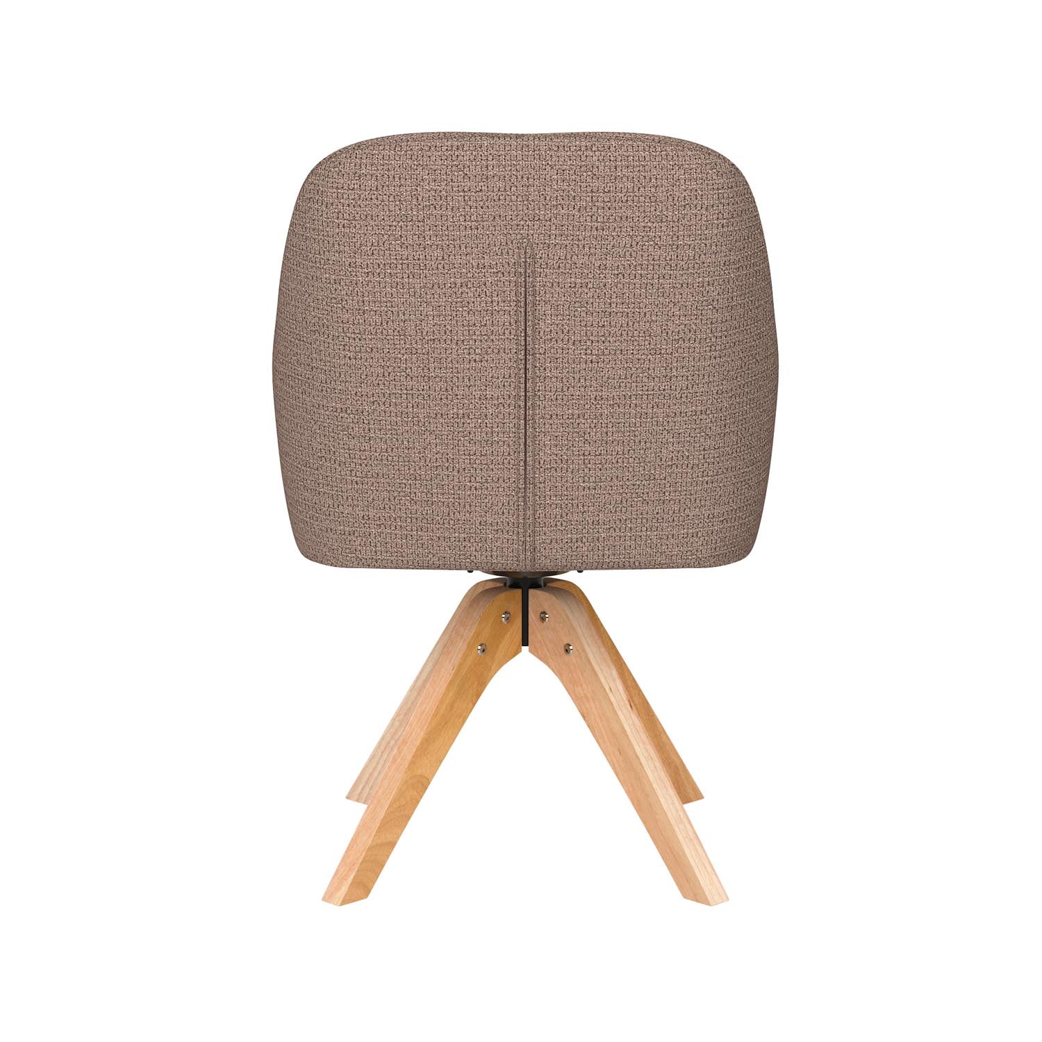 Stuhl Otis Wooden Swivel in Taupe präsentiert im Onlineshop von KAQTU Design AG. Stuhl ist von White Label Living
