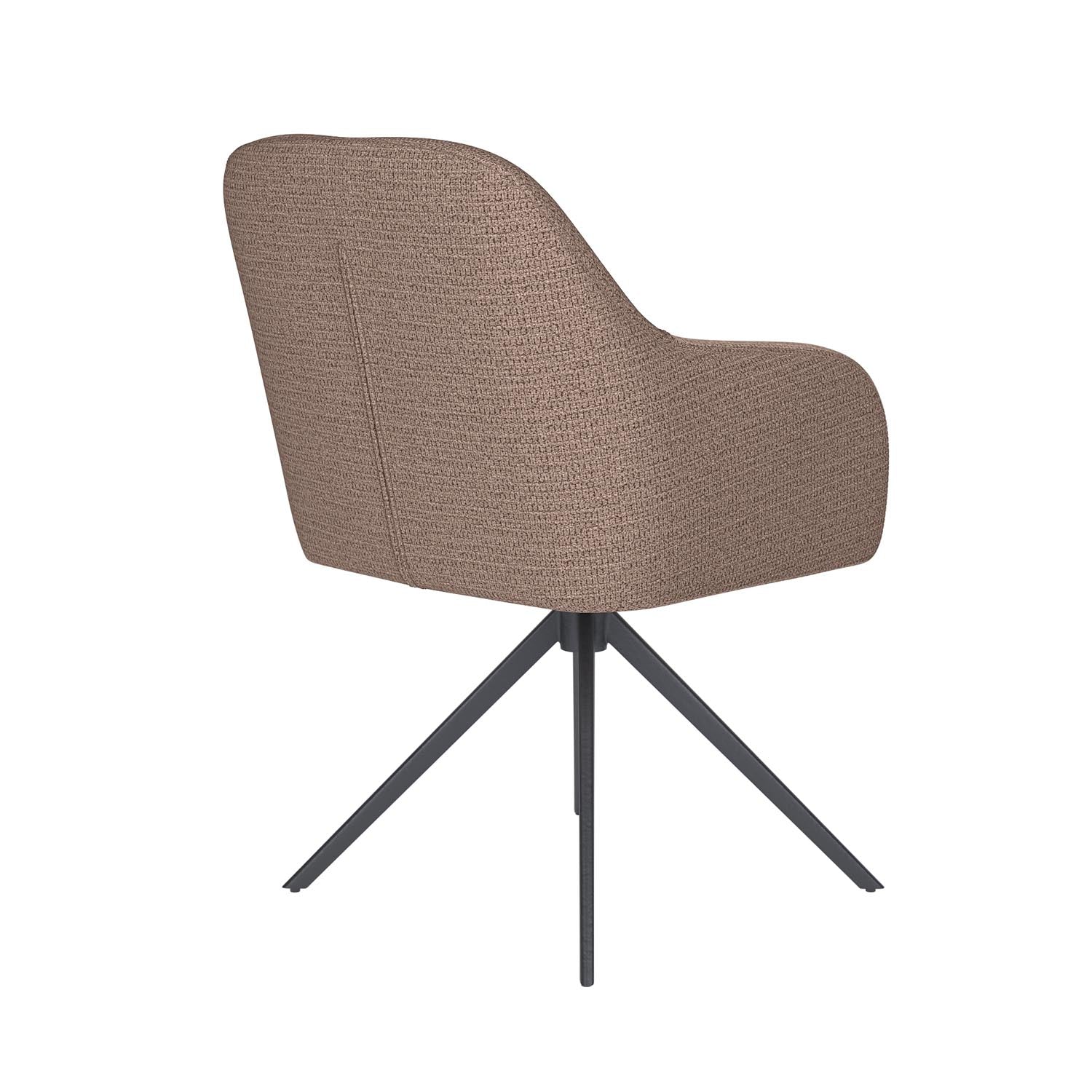 Stuhl Otis Metal Swivel in Taupe präsentiert im Onlineshop von KAQTU Design AG. Stuhl ist von White Label Living