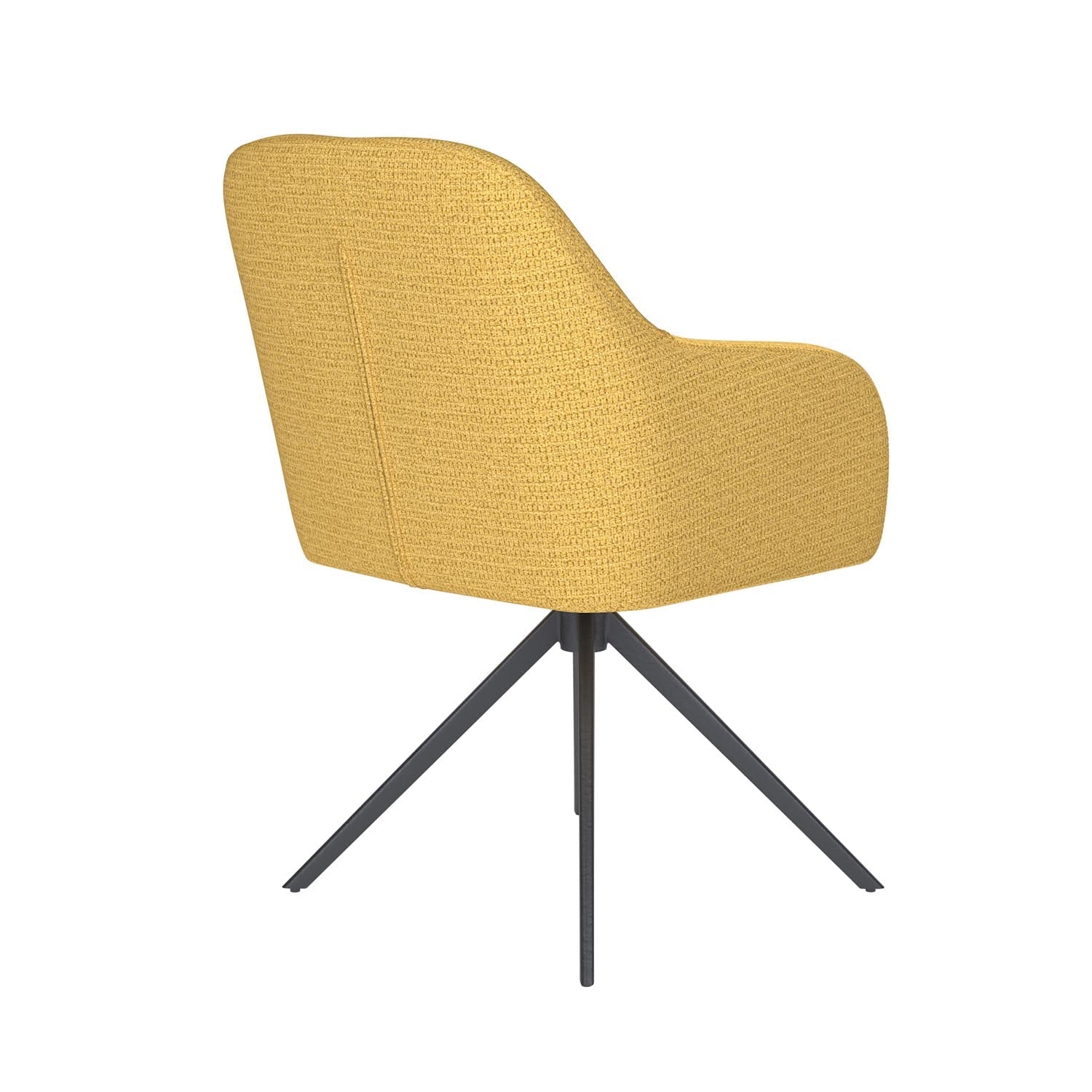 Stuhl Otis Metal Swivel in Ochre präsentiert im Onlineshop von KAQTU Design AG. Stuhl ist von White Label Living
