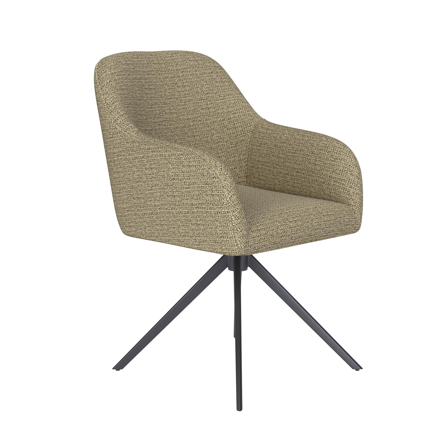 Stuhl Otis Metal Swivel in Grün präsentiert im Onlineshop von KAQTU Design AG. Stuhl ist von White Label Living