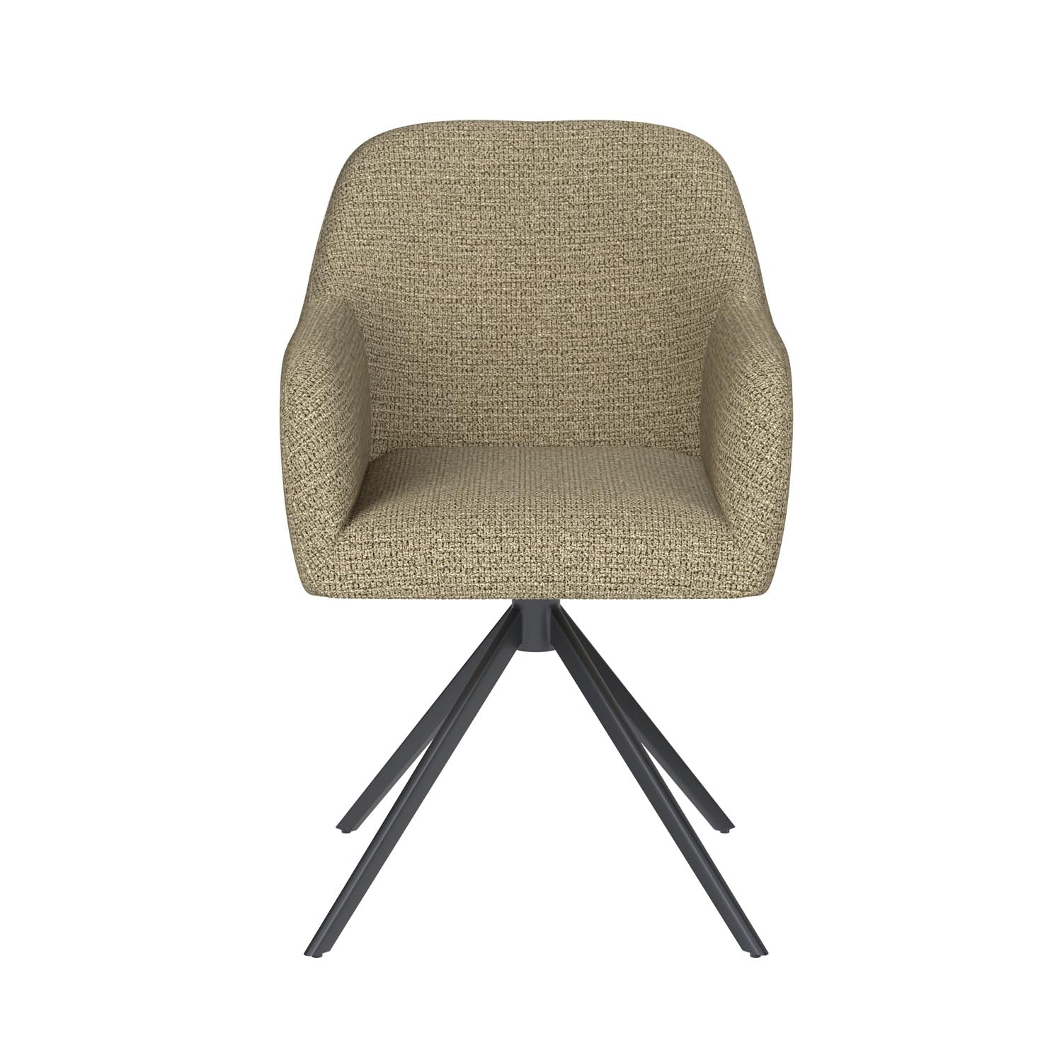 Stuhl Otis Metal Swivel in Grün präsentiert im Onlineshop von KAQTU Design AG. Stuhl ist von White Label Living