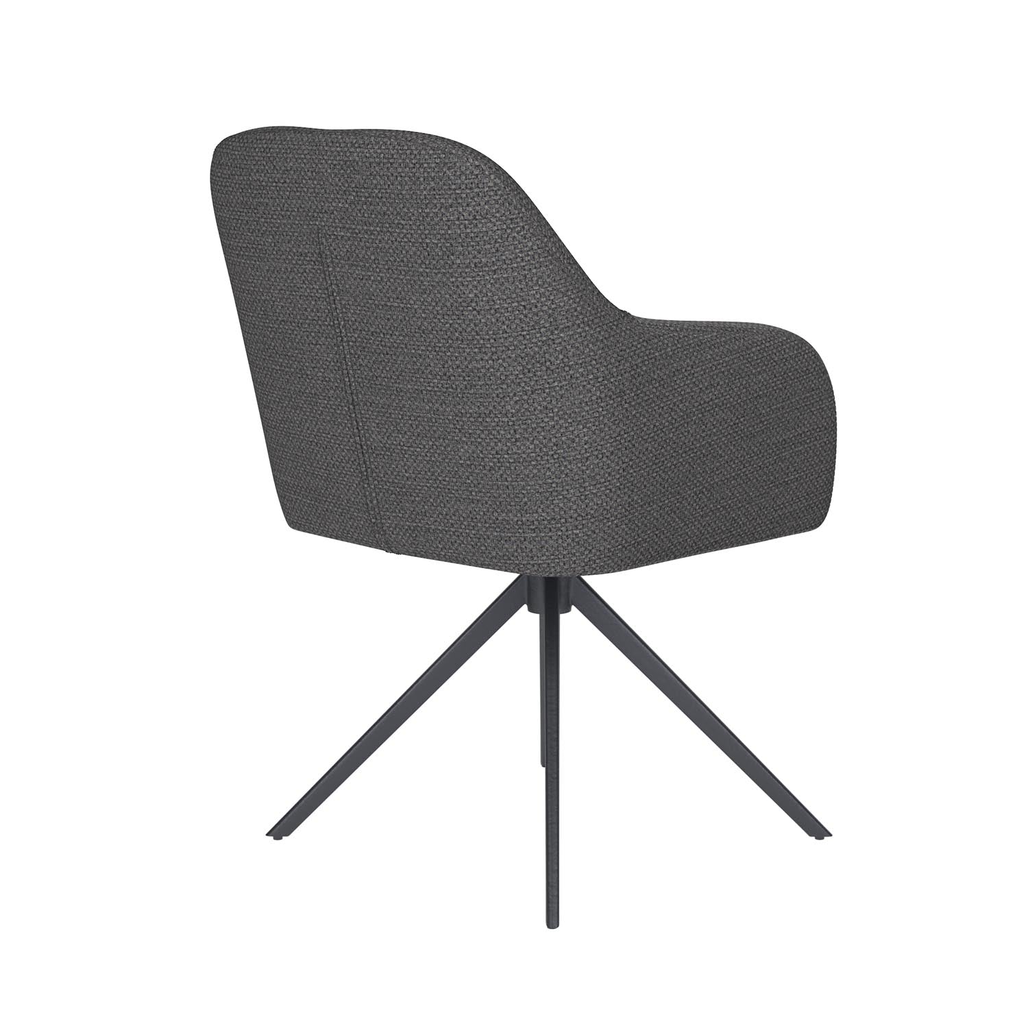 Stuhl Otis Metal Swivel in Grau präsentiert im Onlineshop von KAQTU Design AG. Stuhl ist von White Label Living